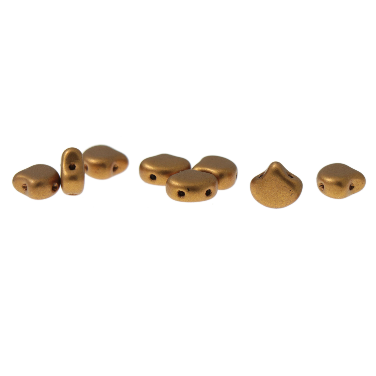 ginko glasperlen crystal bronze gold mat 7,5mm | 10gr