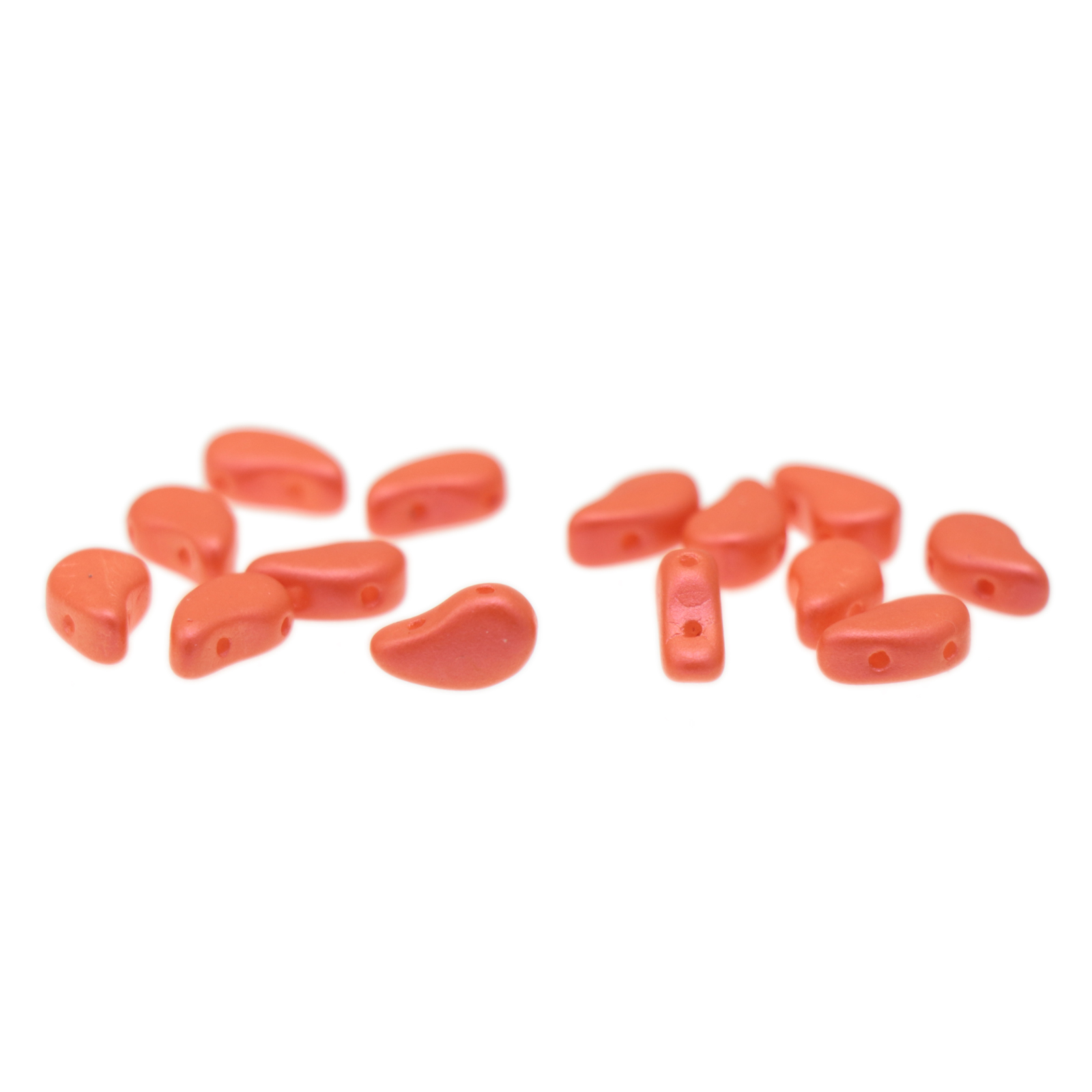 paisley duo glasperlen tutti frutti cantaloupe 8x5mm | 10gr