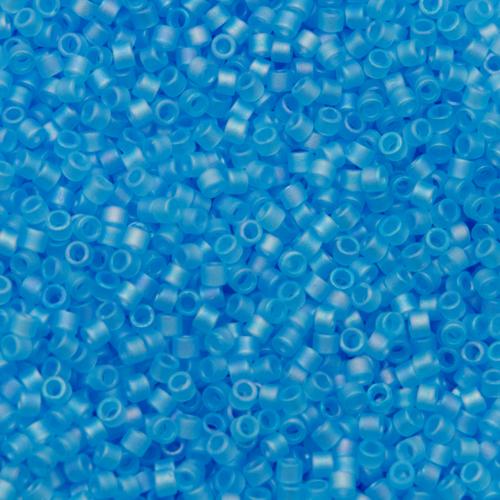 miyuki delica 11/0 - matte transparent sky blue ab | 8gr