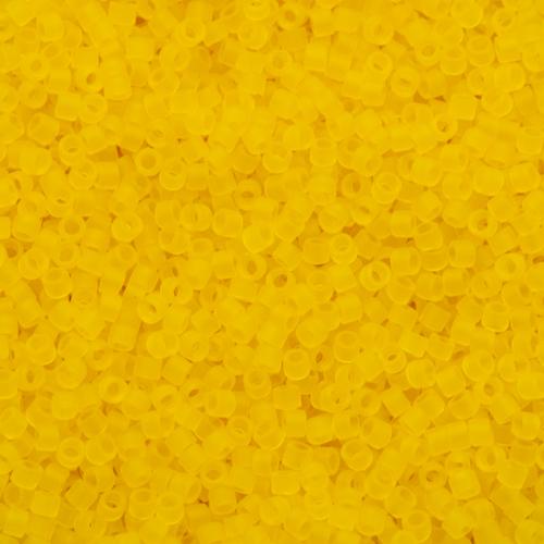 miyuki delica 11/0 - matte transparent yellow | 8gr