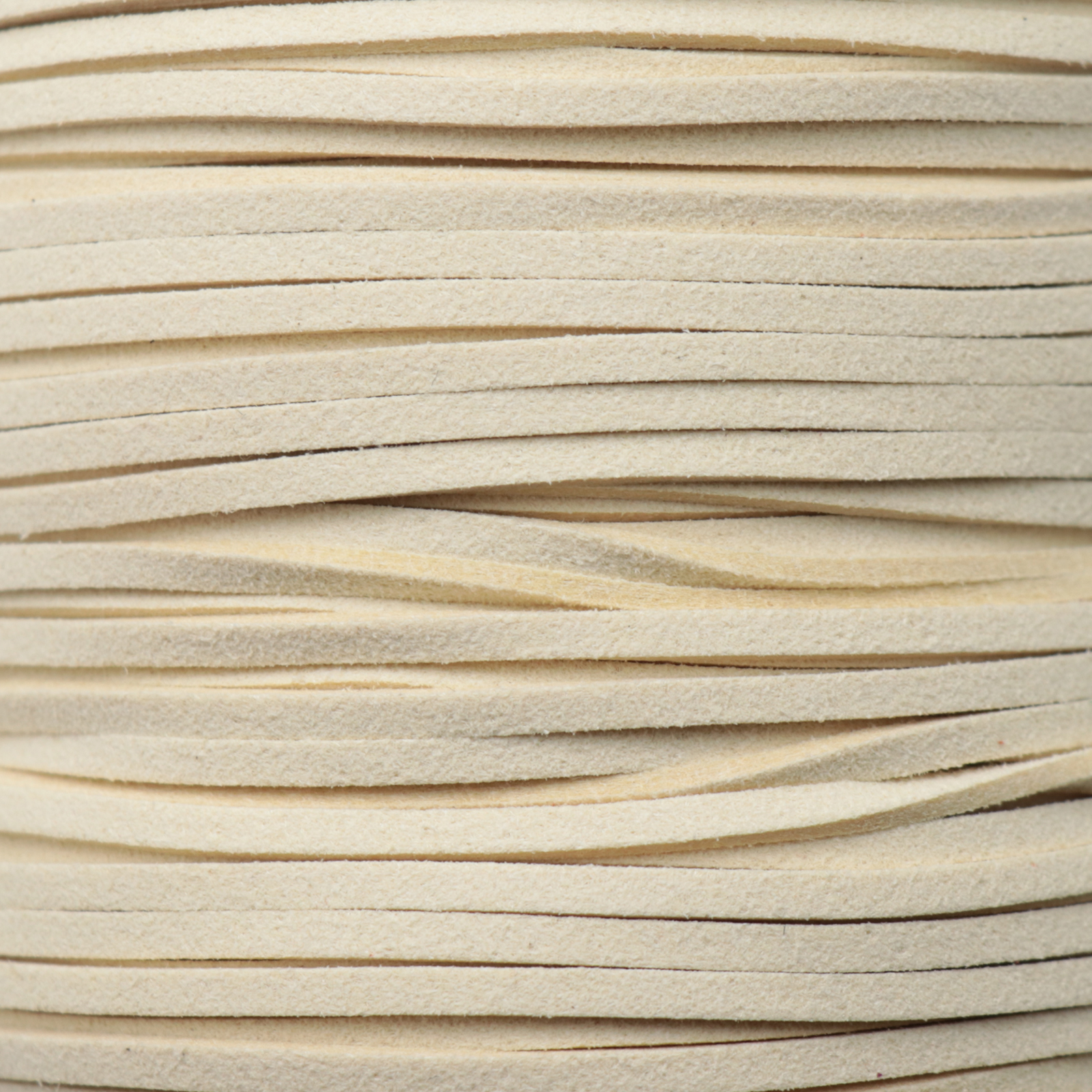 navajo white micro fiber suede 3x1,5mm | 2mt