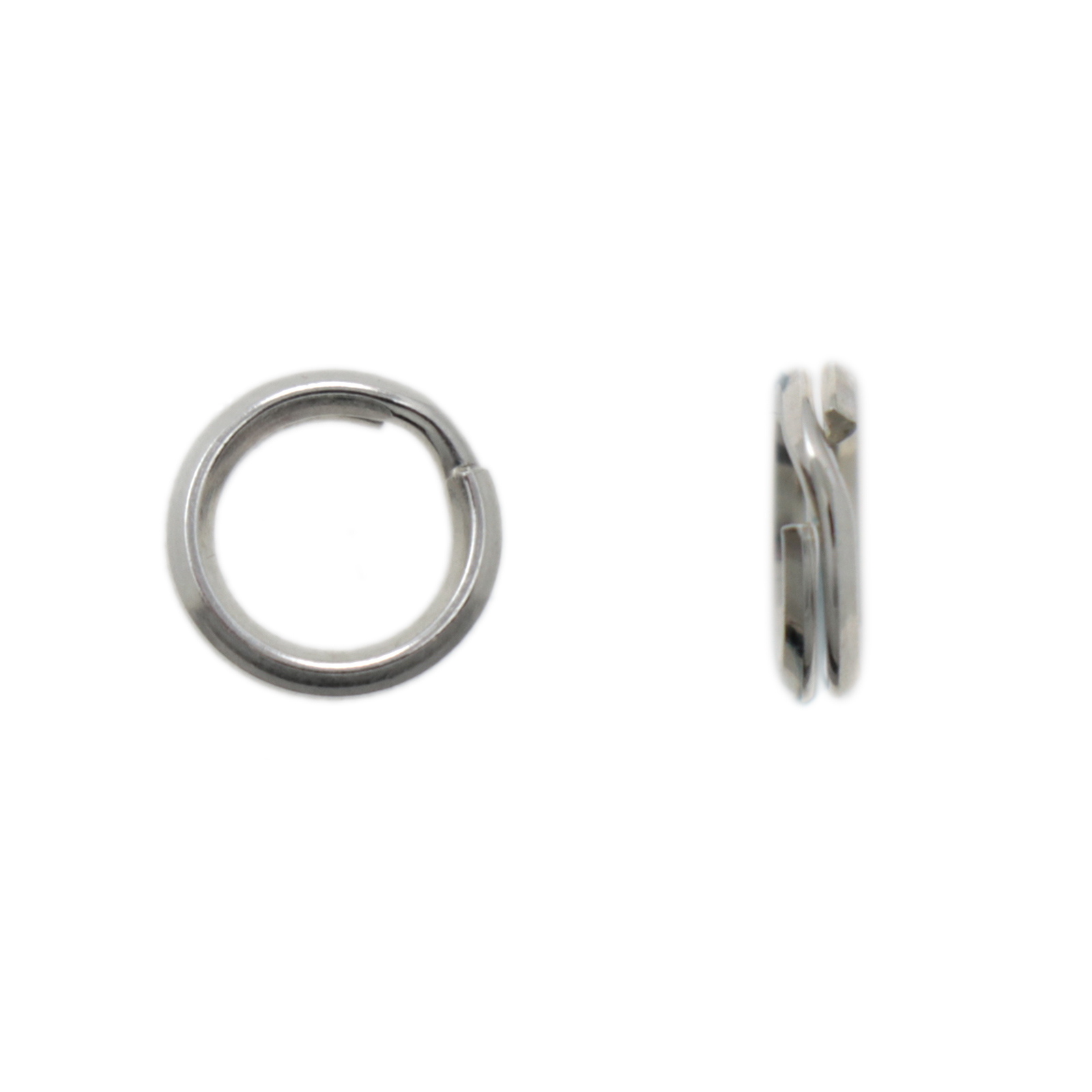 sterling silver split ring 7mm | 4pc