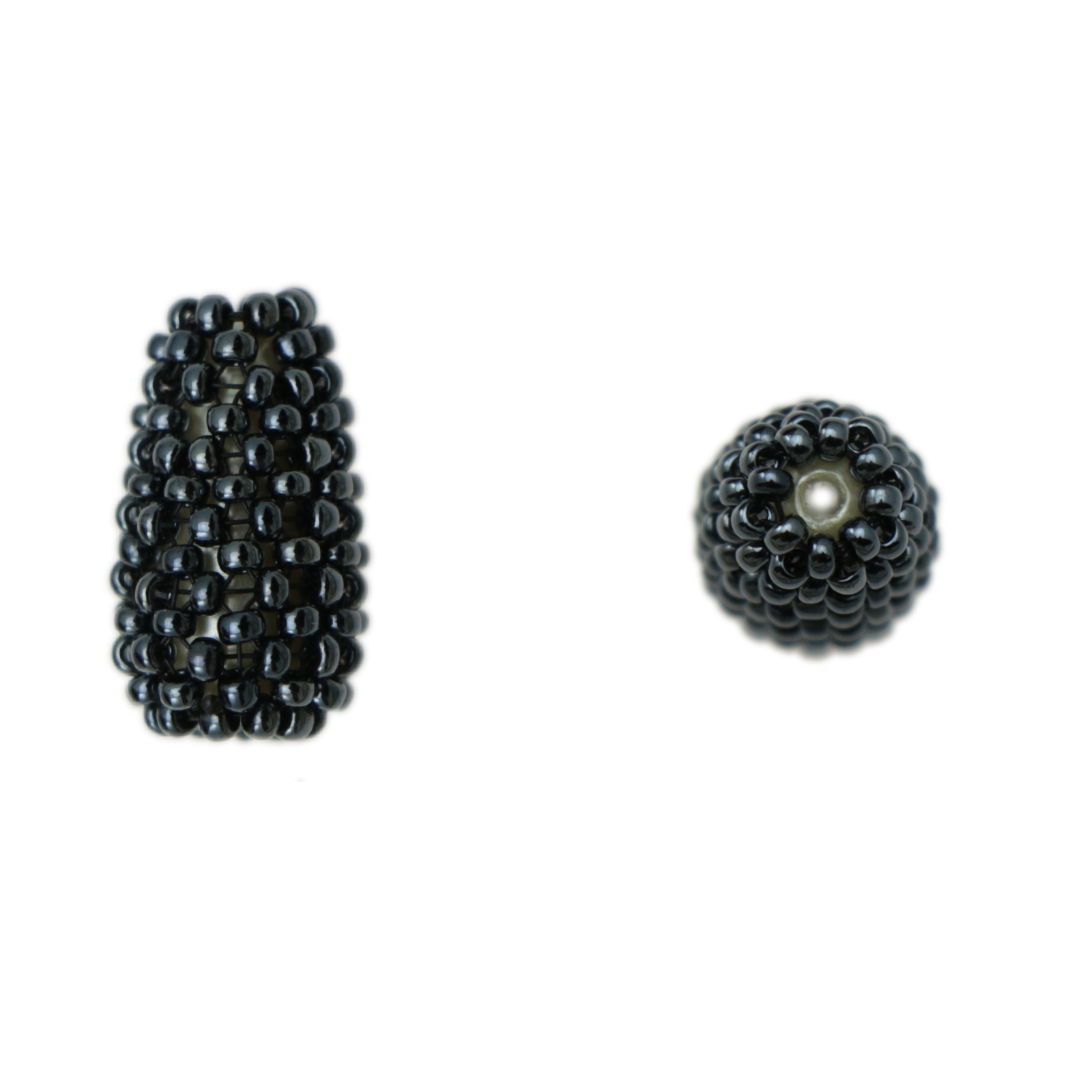 perlen netting gunmetal briolette 10x8mm | 2st