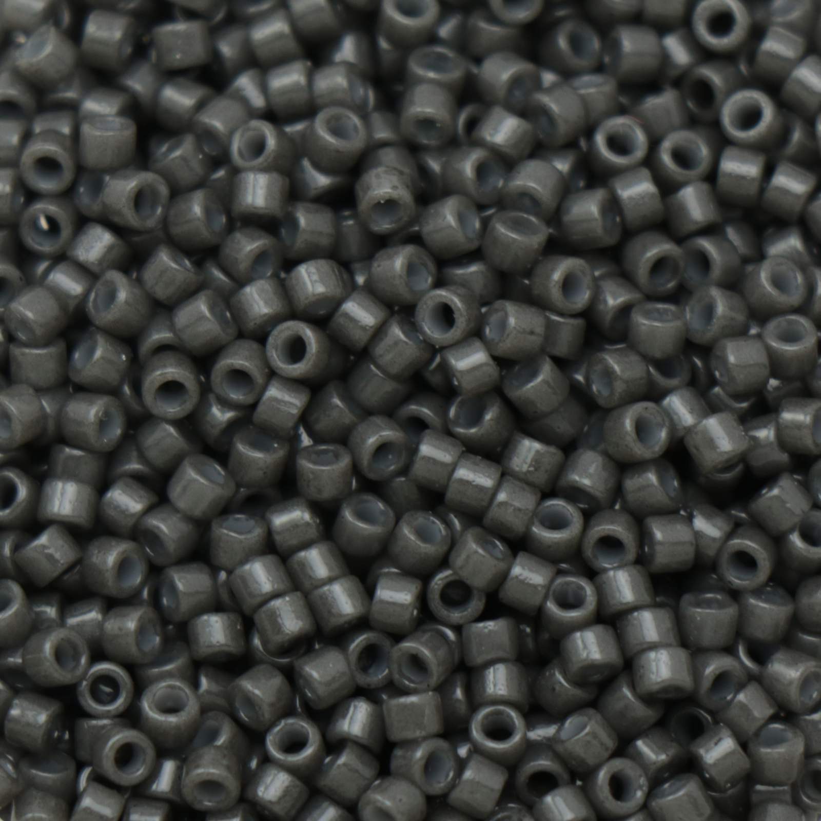 miyuki delica 11/0 - duracoat opaque charcoal grey | 8gr