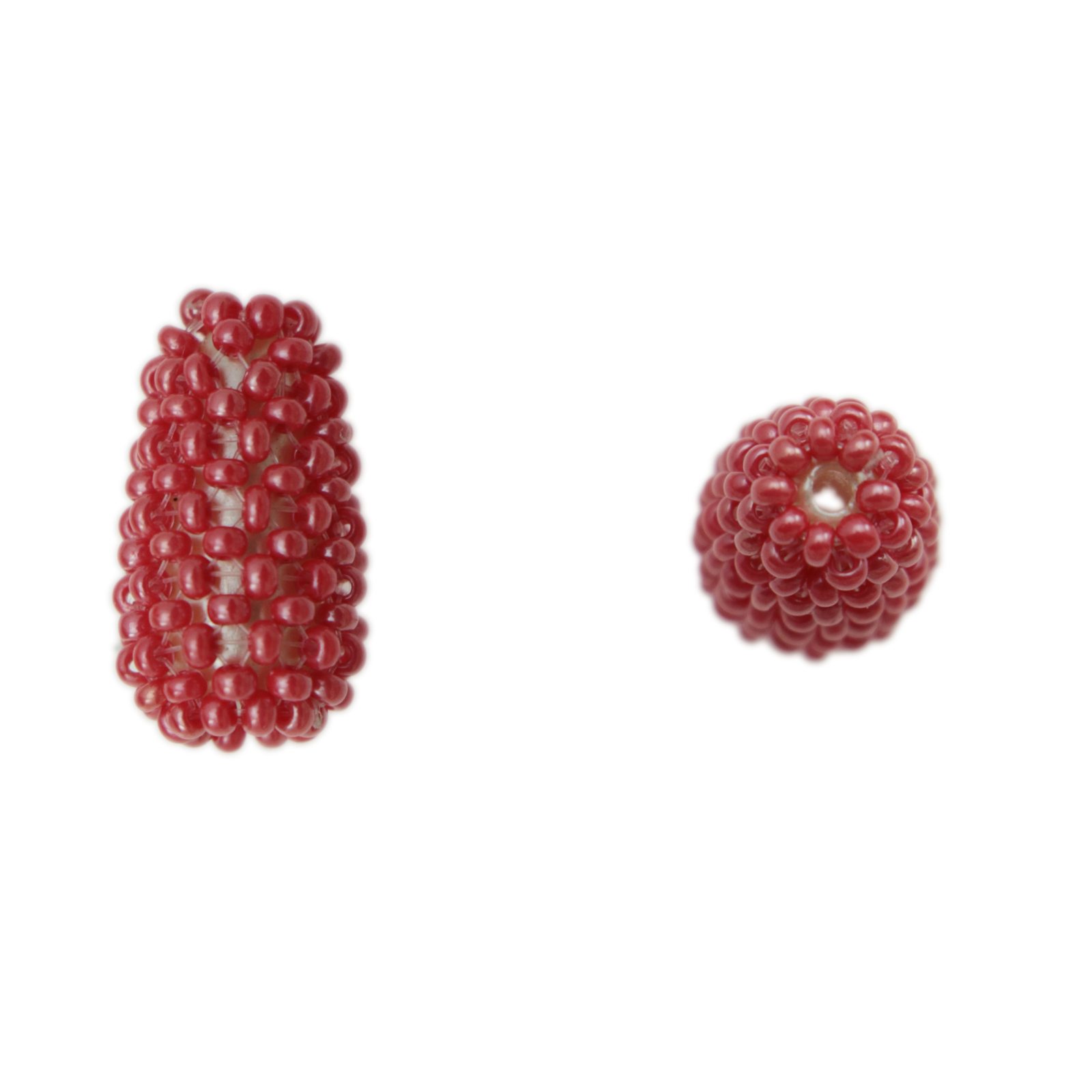 perlen netting rot briolette 10x8mm | 2st