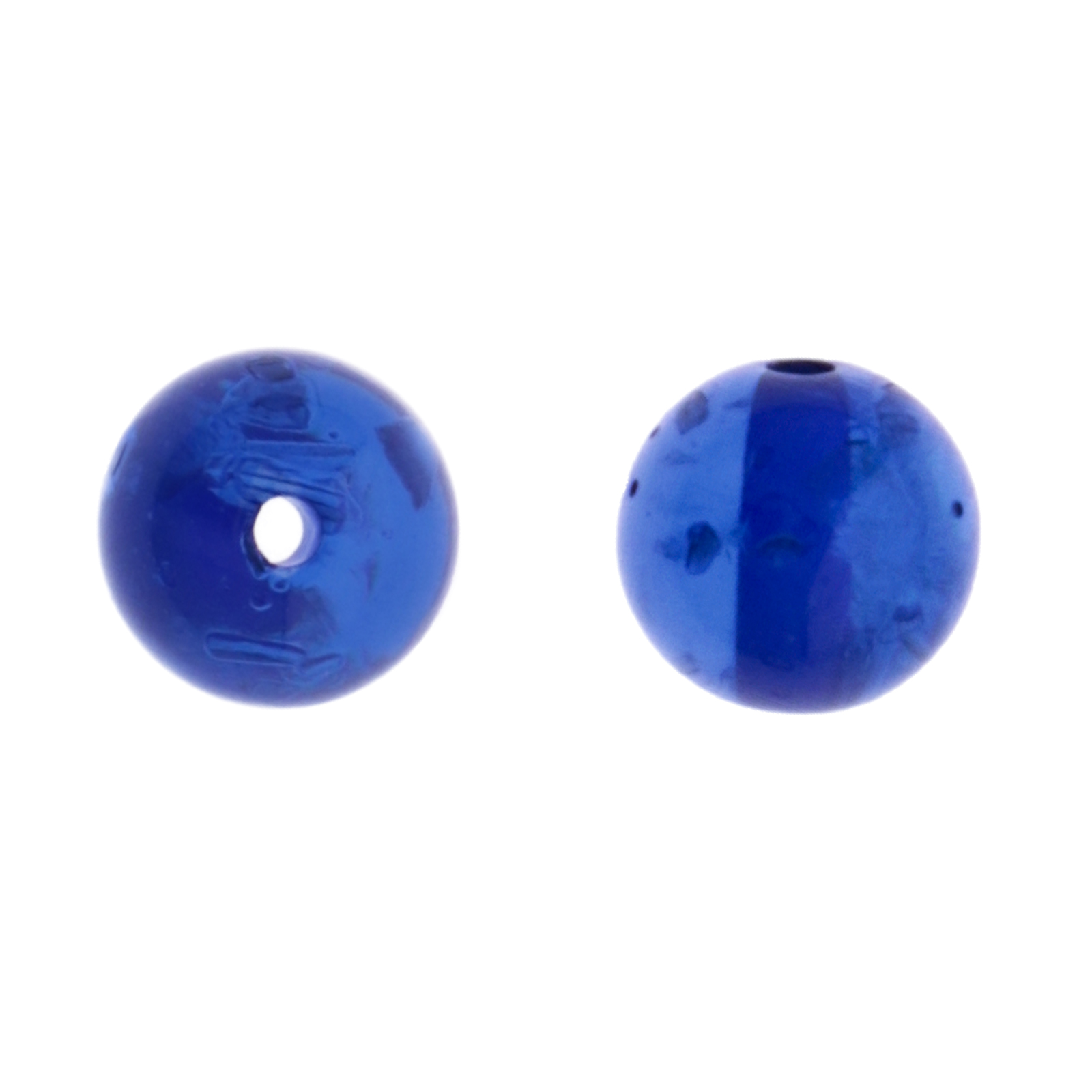 synthetische runde crash - blau majestic - glatt 10mm | 10st