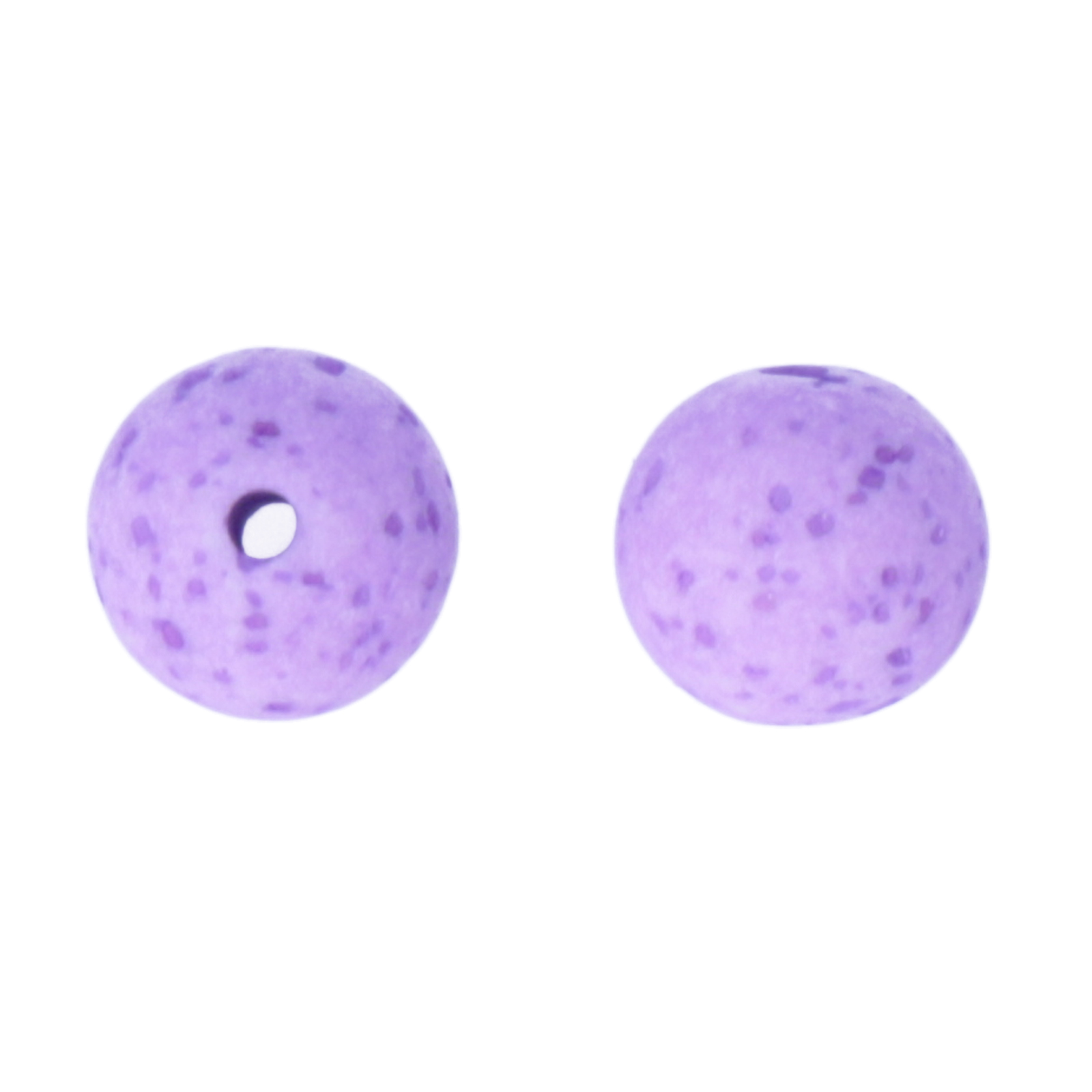 lavender magma resin smooth round 10mm | 10pc