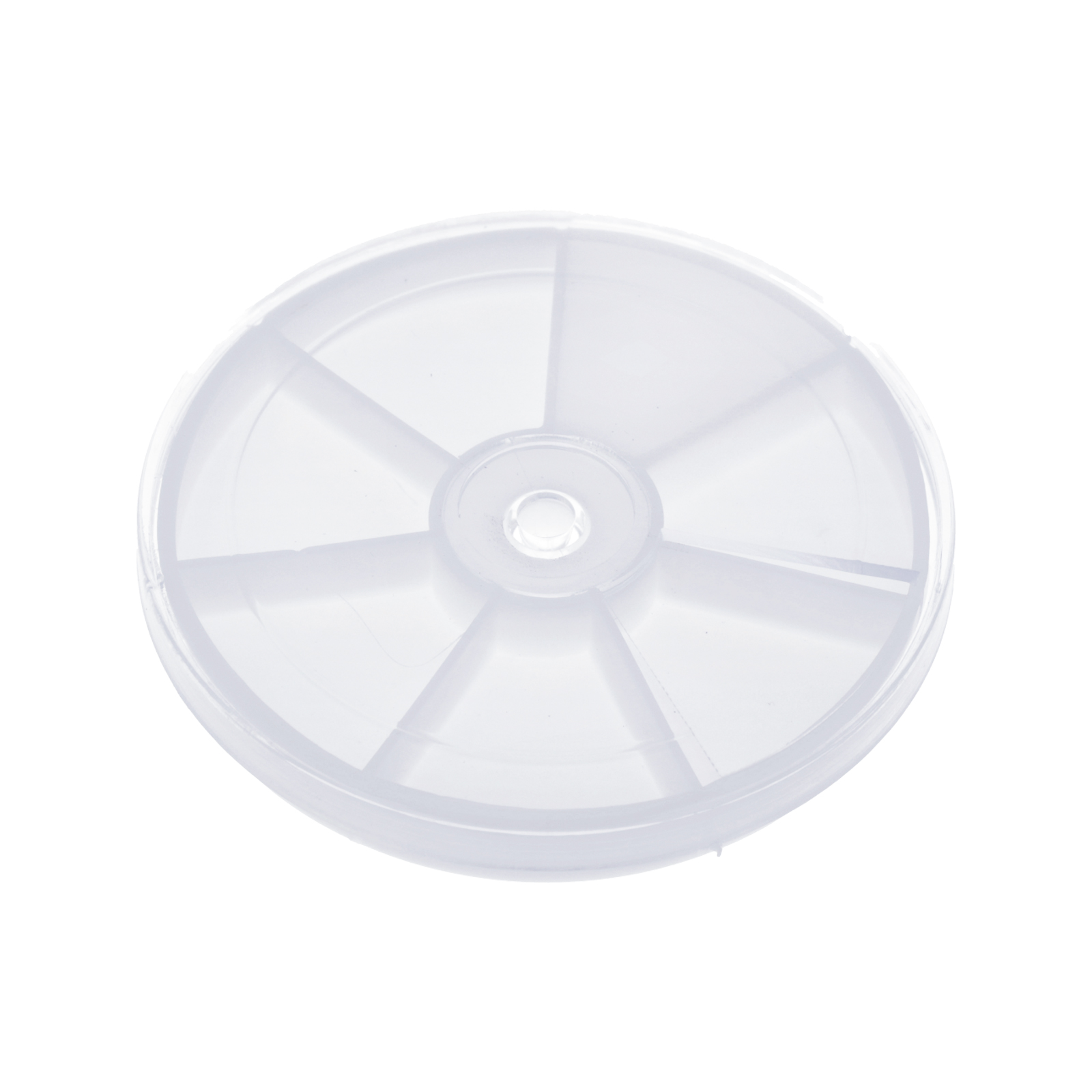 6 compartments organizer plastic box - 8cm | 2pc