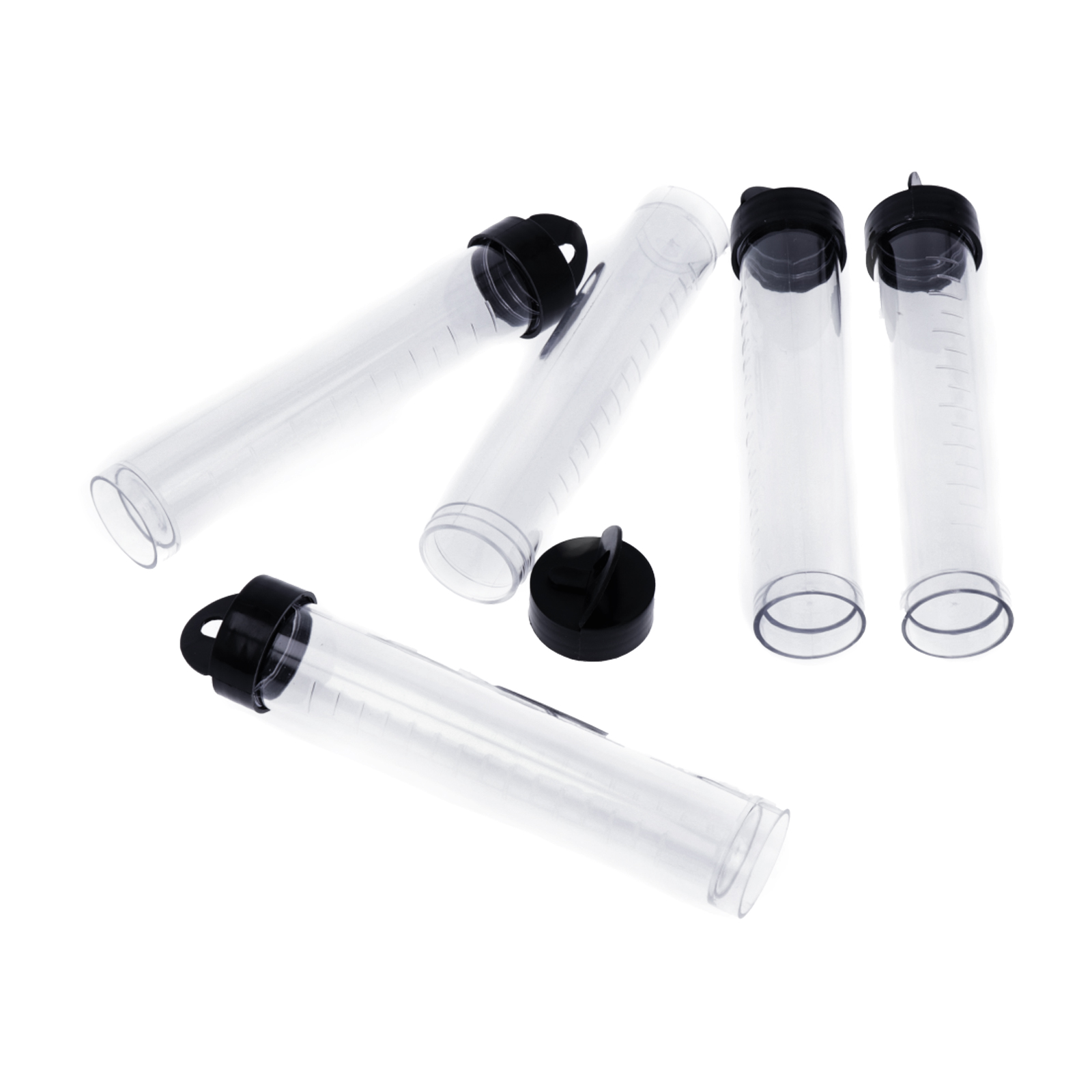 graduated plastic tube beads 10,5x2cm | 5pc