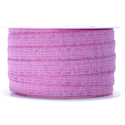 stitch ribbon - pink 12mm | 5mt