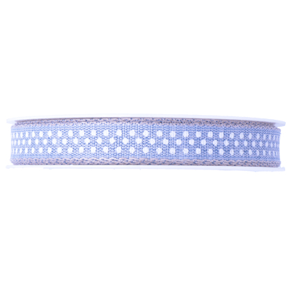 dots ribbon - sky blue 15mm | 2mt