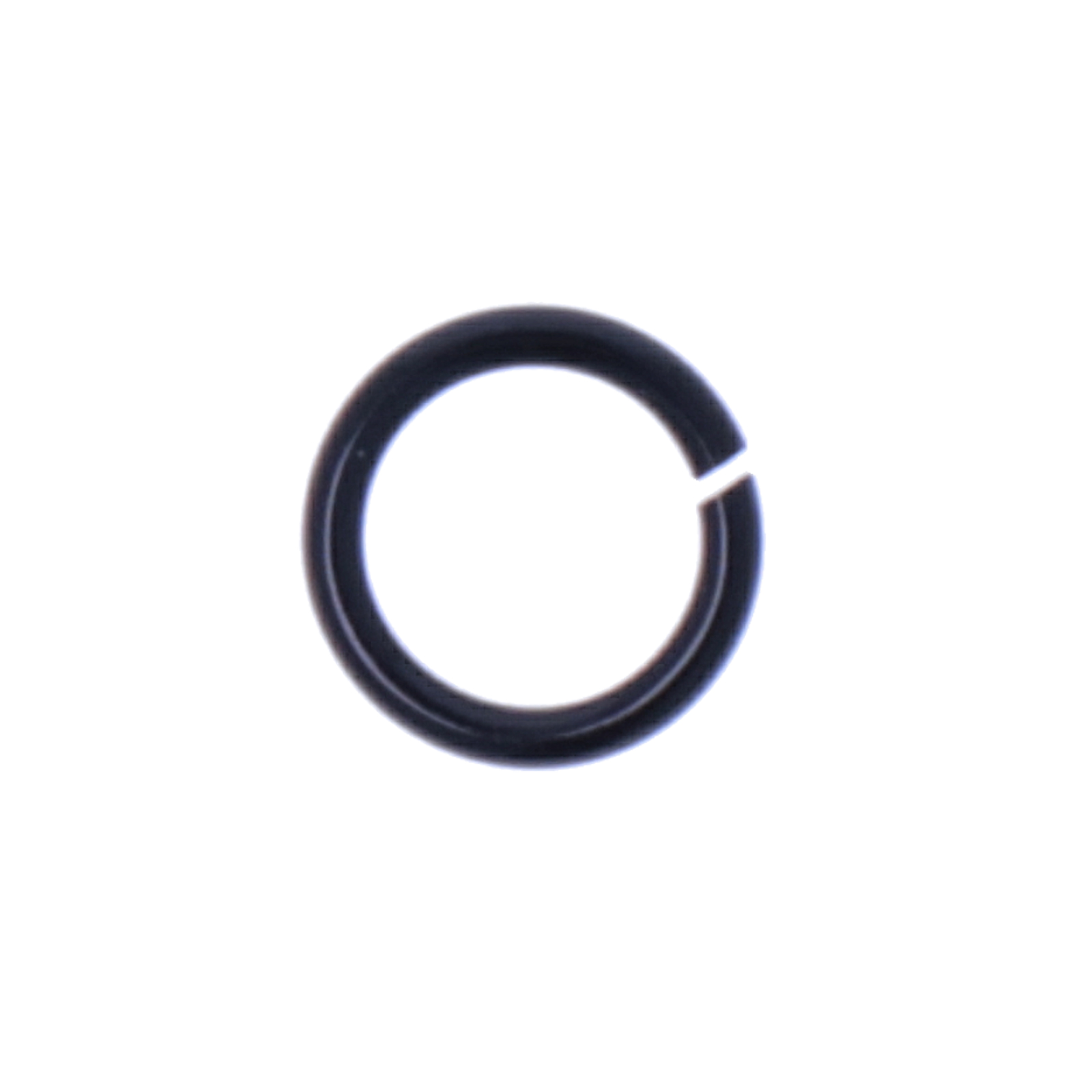 chainmaille aluminium jump ring black 7mm - wire 1mm | 50pc