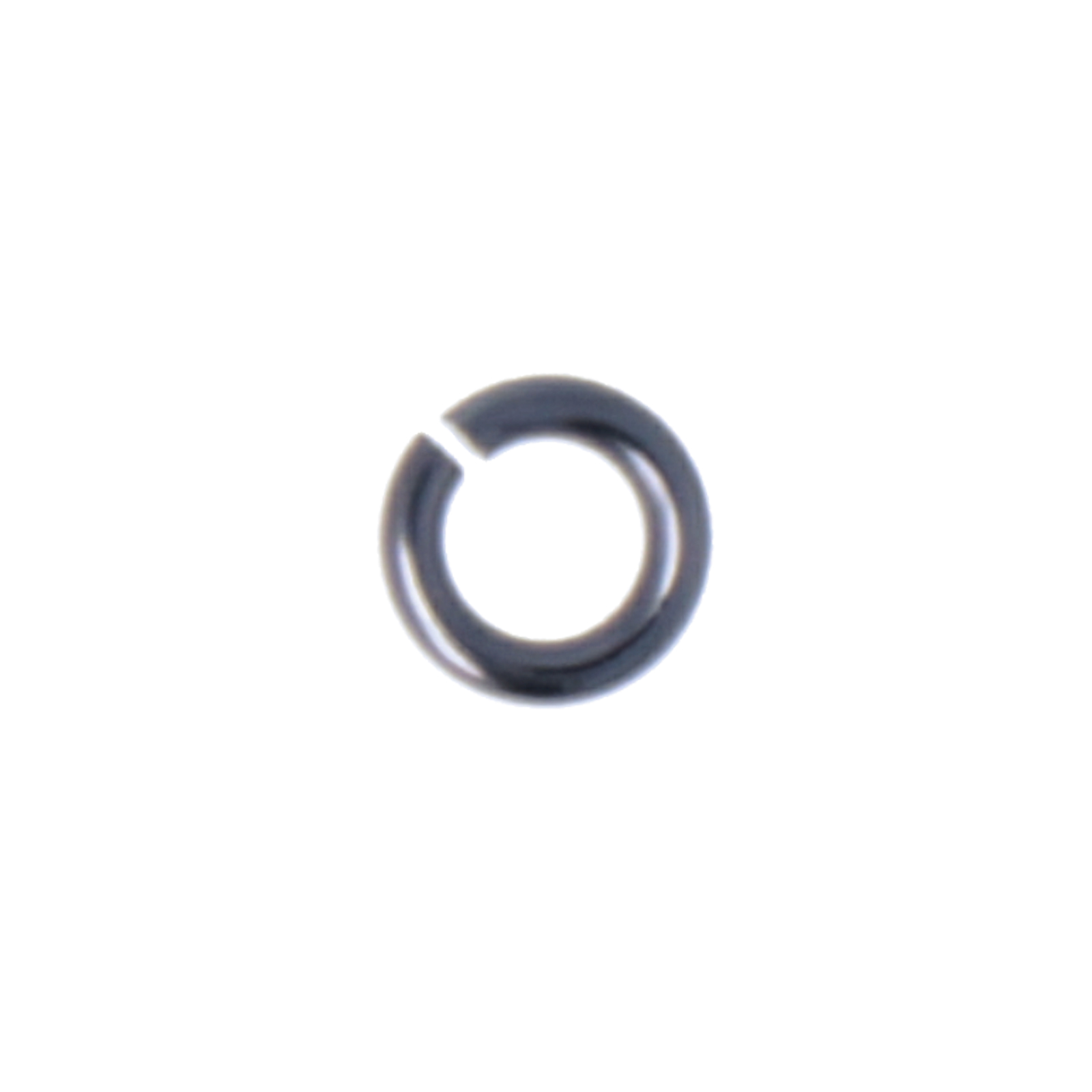 chainmaille aluminium jump ring gunmetal 4mm - wire 0,8mm | 75pc