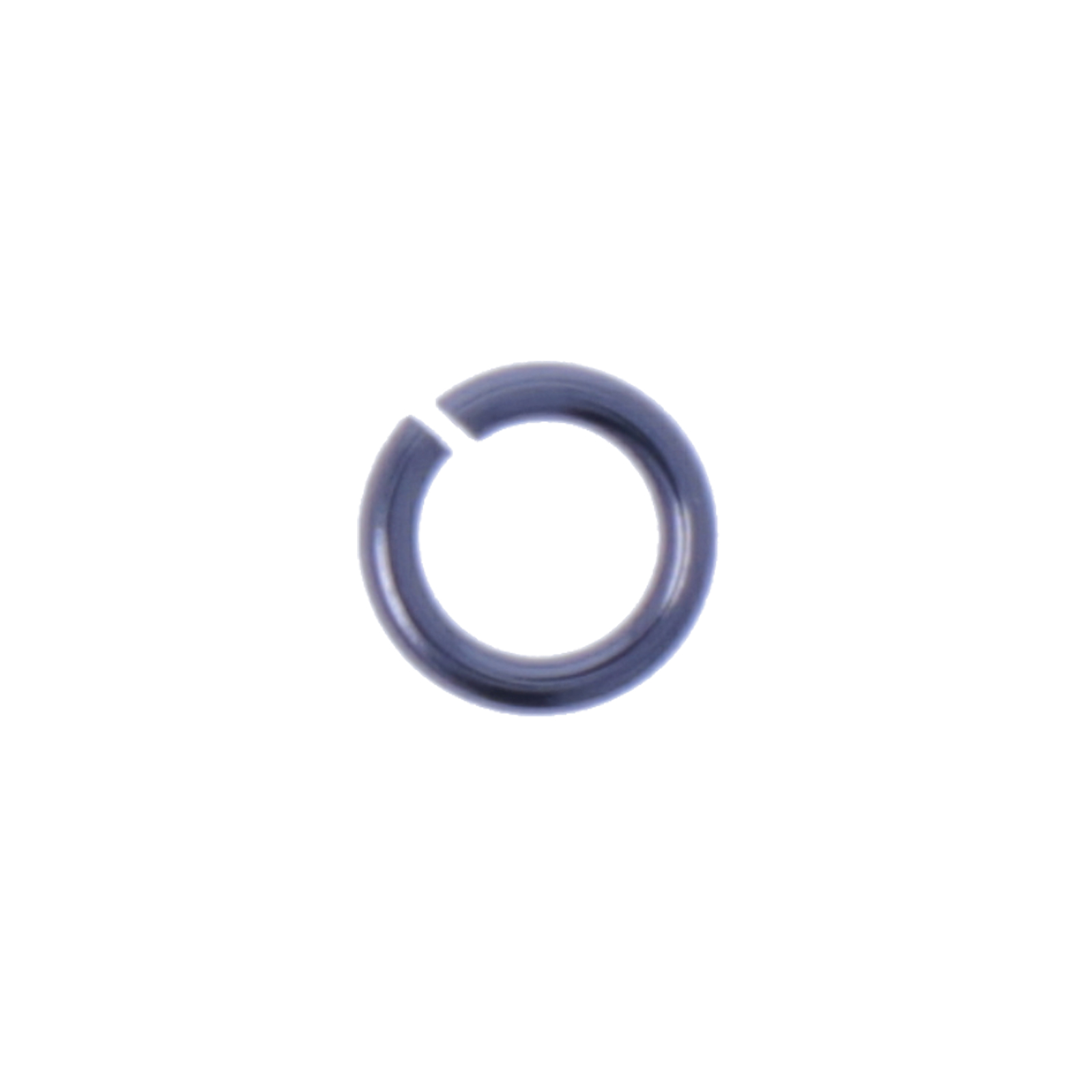 chainmaille aluminium jump ring gunmetal 5mm - wire 0,8mm | 75pc