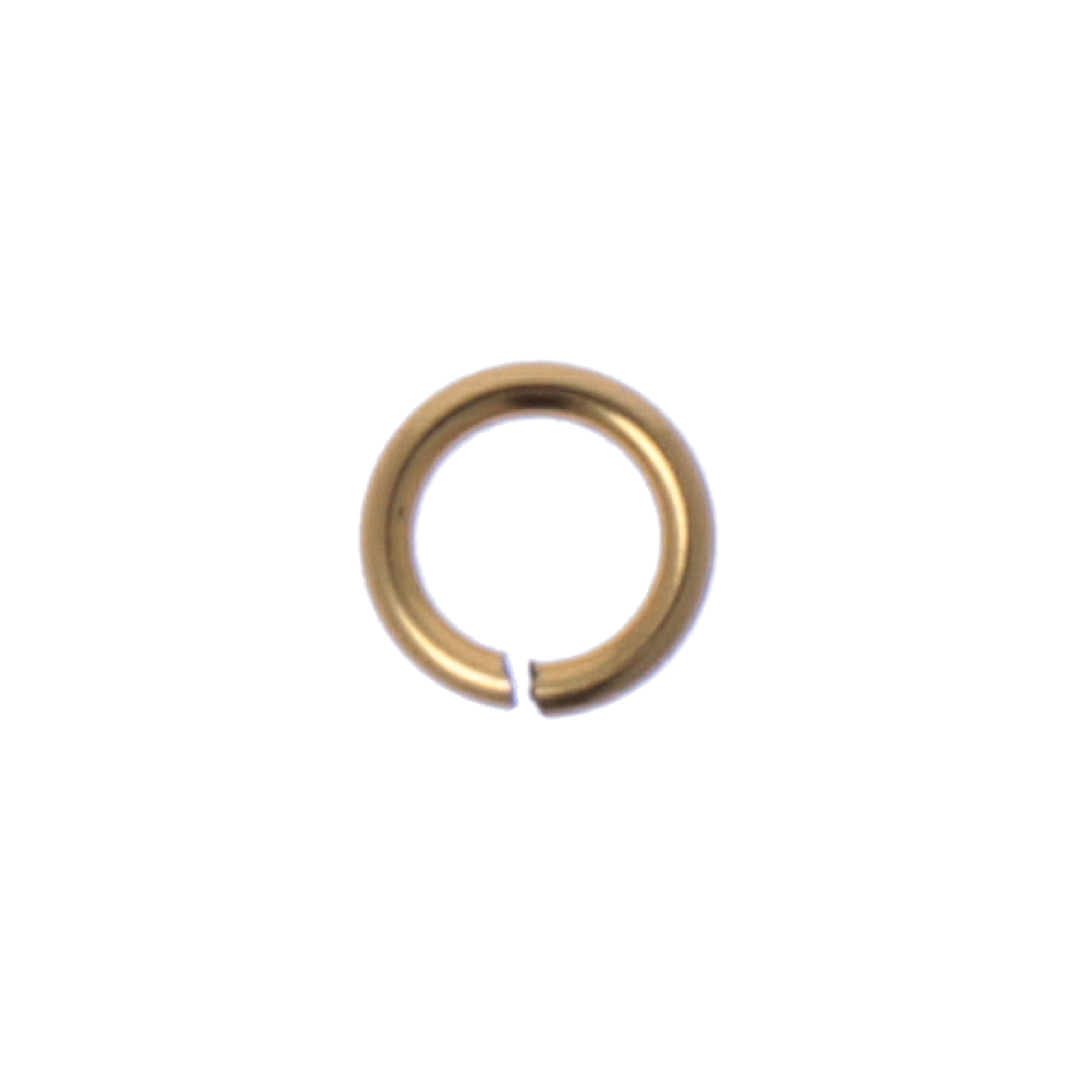 chainmaille aluminium jump ring gold 5mm - wire 0,8mm | 75pc