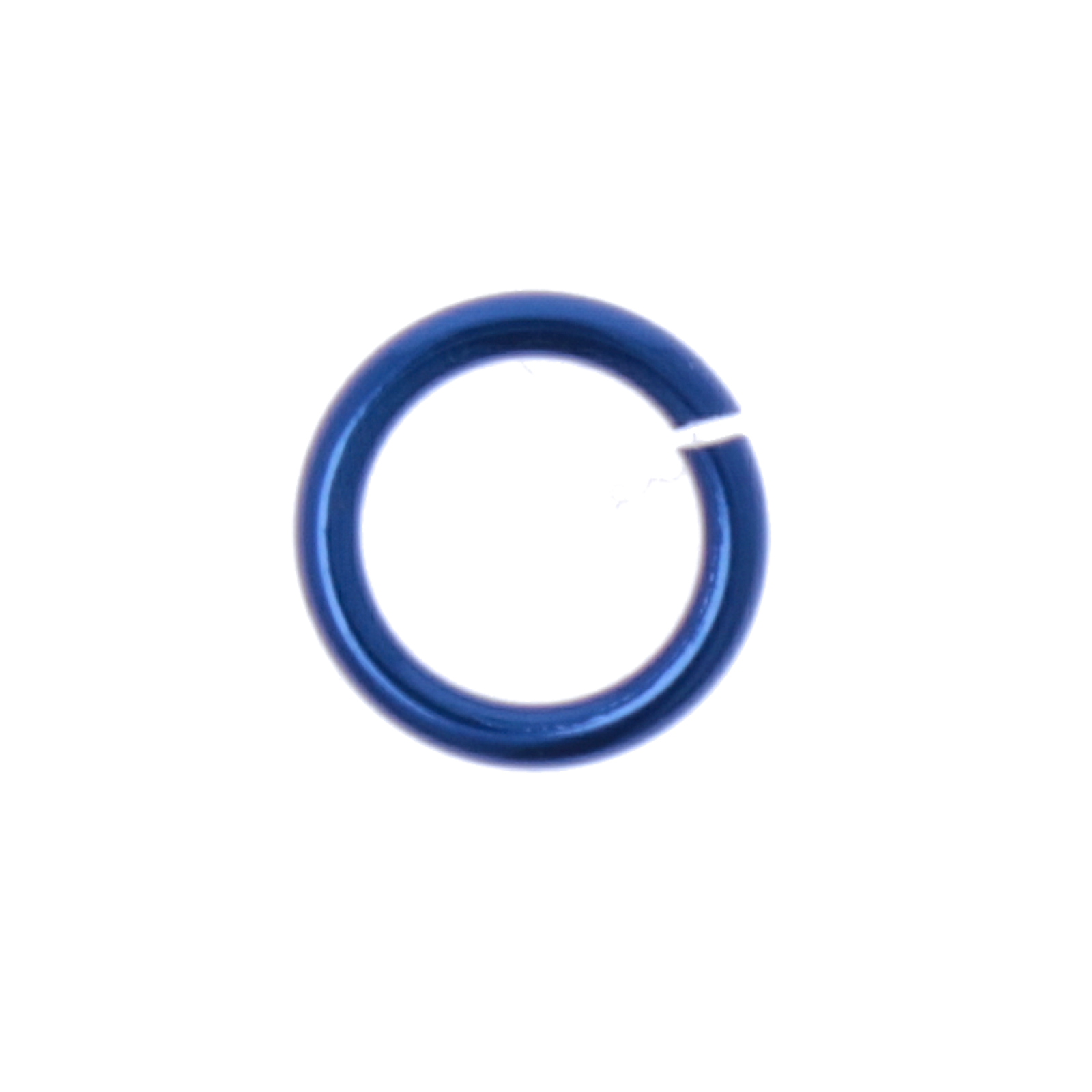 chainmaille aluminium jump ring blue 8,2mm - wire 1,2mm | 40pc