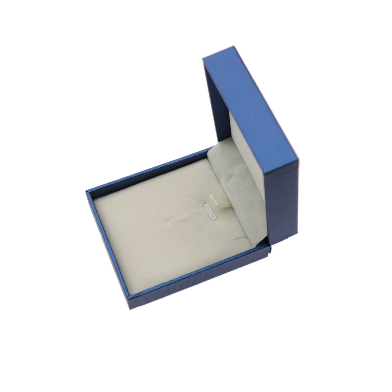 deluxe jewelry box - blue - 8,5x7x3,5cm | 1pc