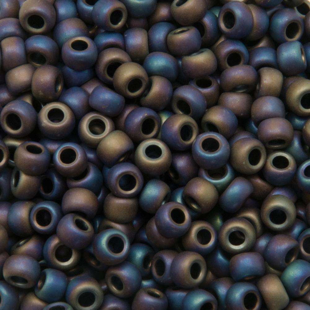 rocaille toho seed beads 6/0 - matte color iris purple (615) | 10gr