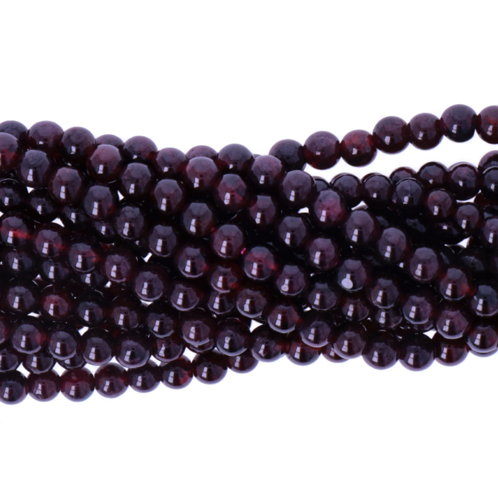garnet smooth round 4mm | 20pc