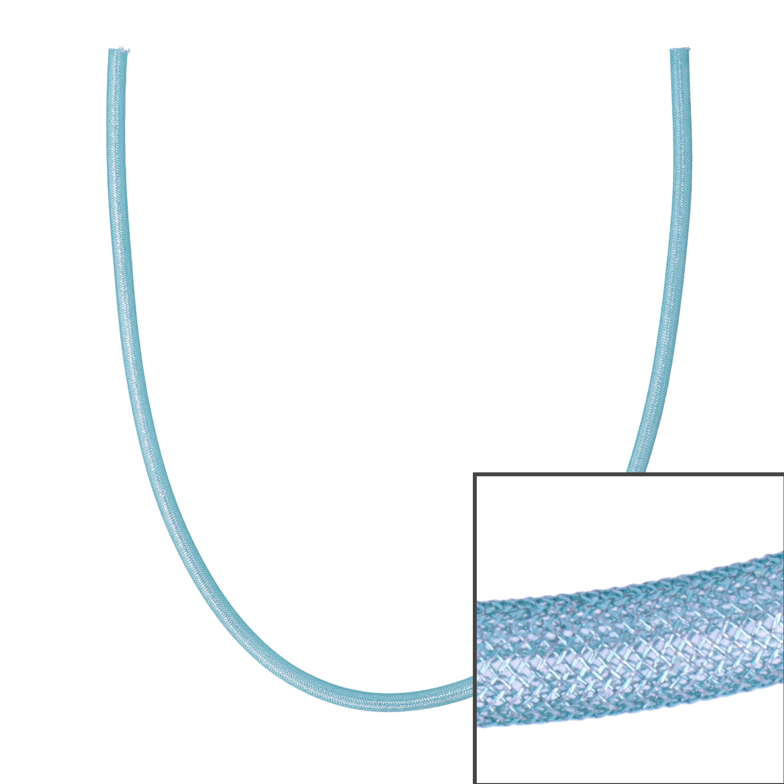 mesh cord light blue 5mm - 45cm | 1st