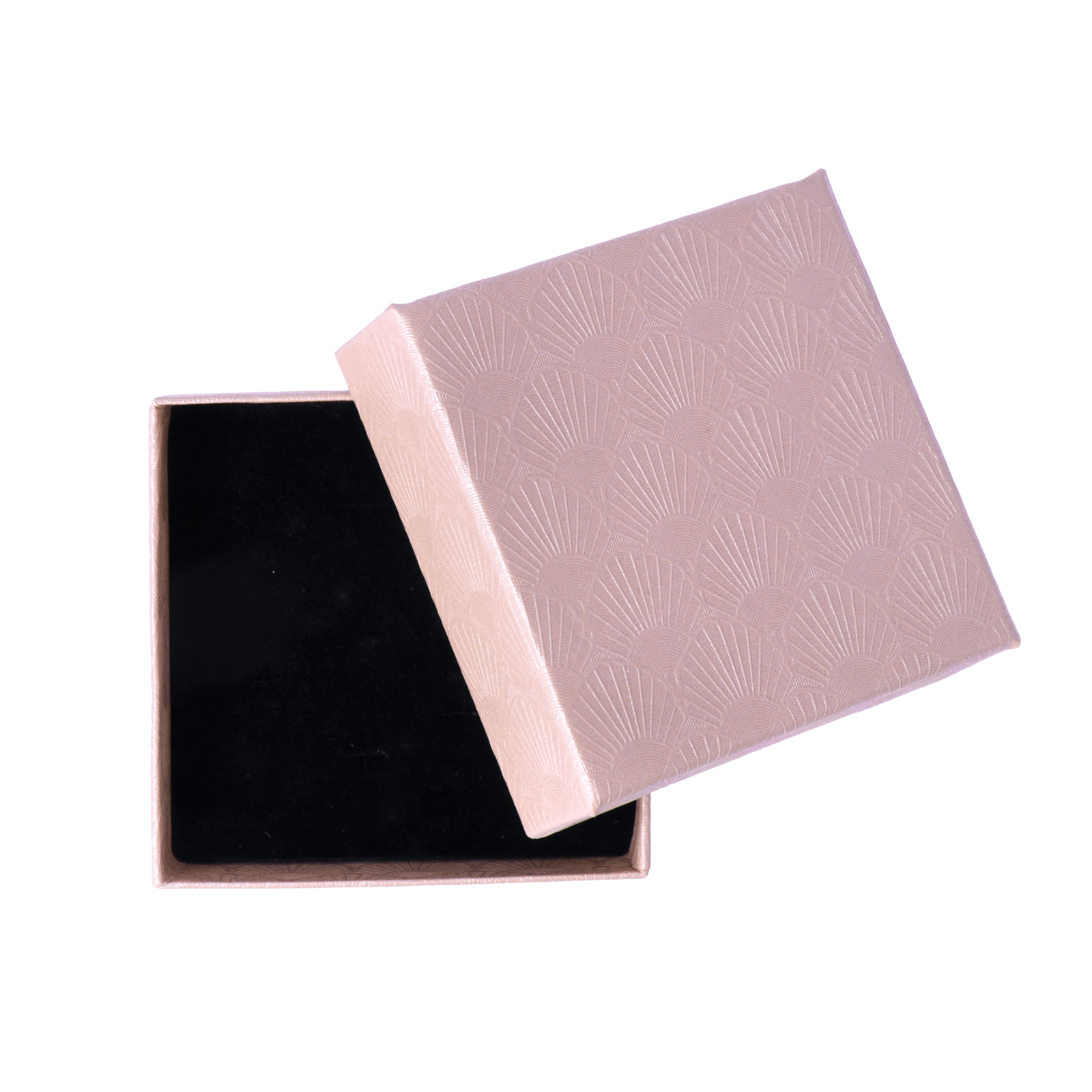paper jewelry box - pearl pink - 7,5x7,5cm | 1pc