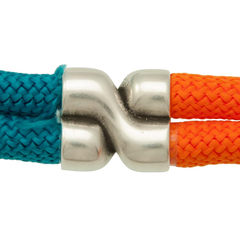 antique silver plated double cross tube beads with jumpring 26x25mm | 1pc