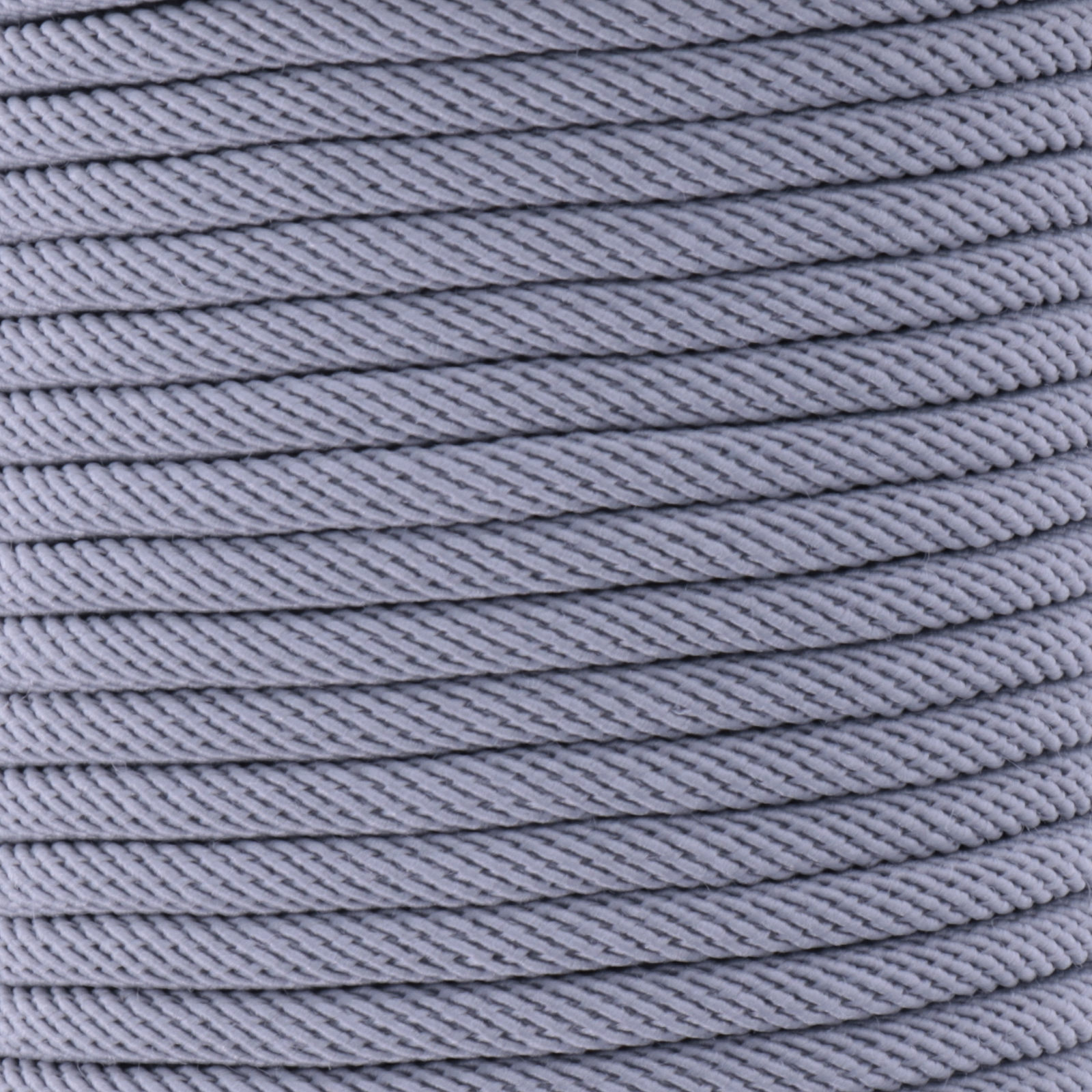 grey braided cord 3mm | 1mt