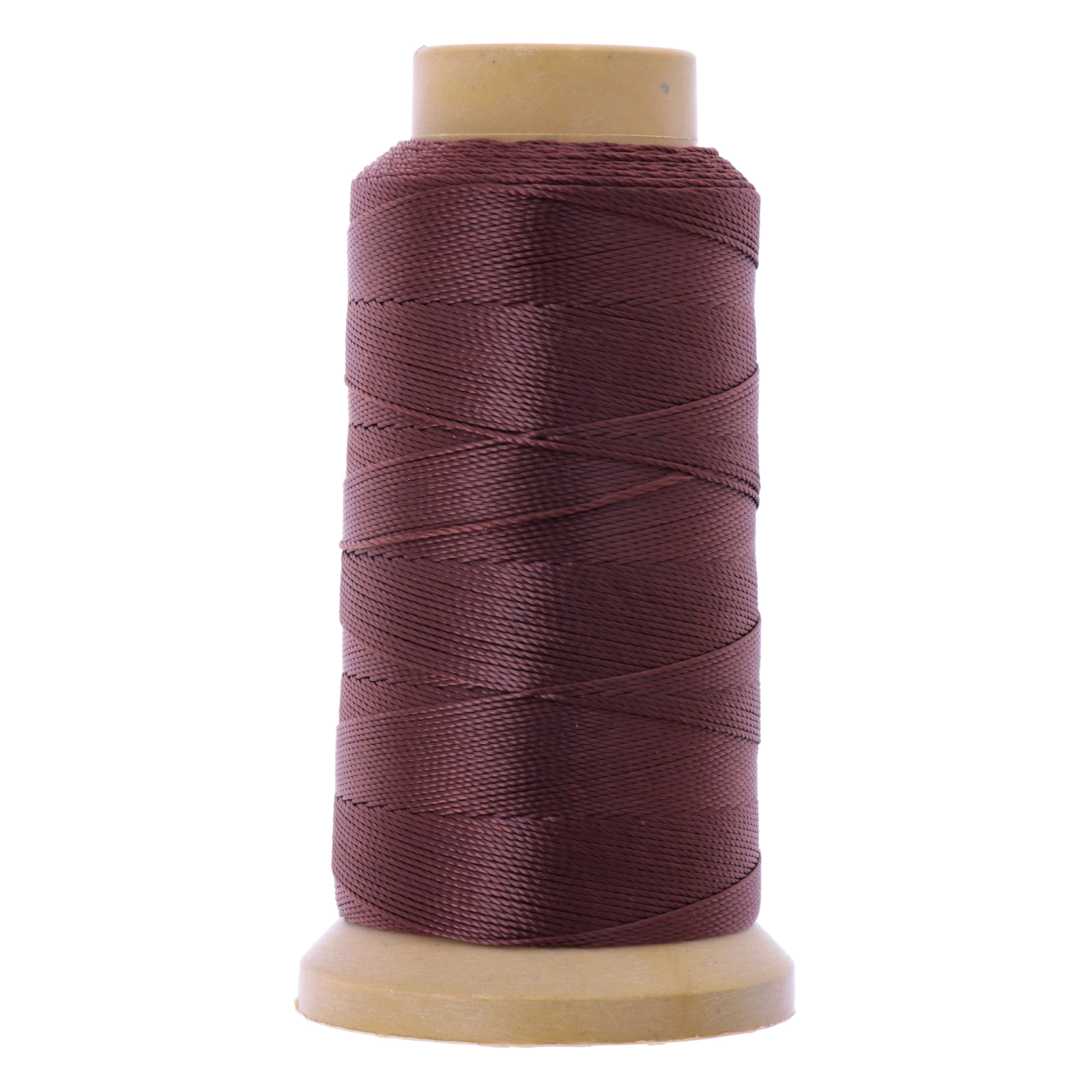brown polyester thread - size 0,80mm - 200mt spool | 1pc