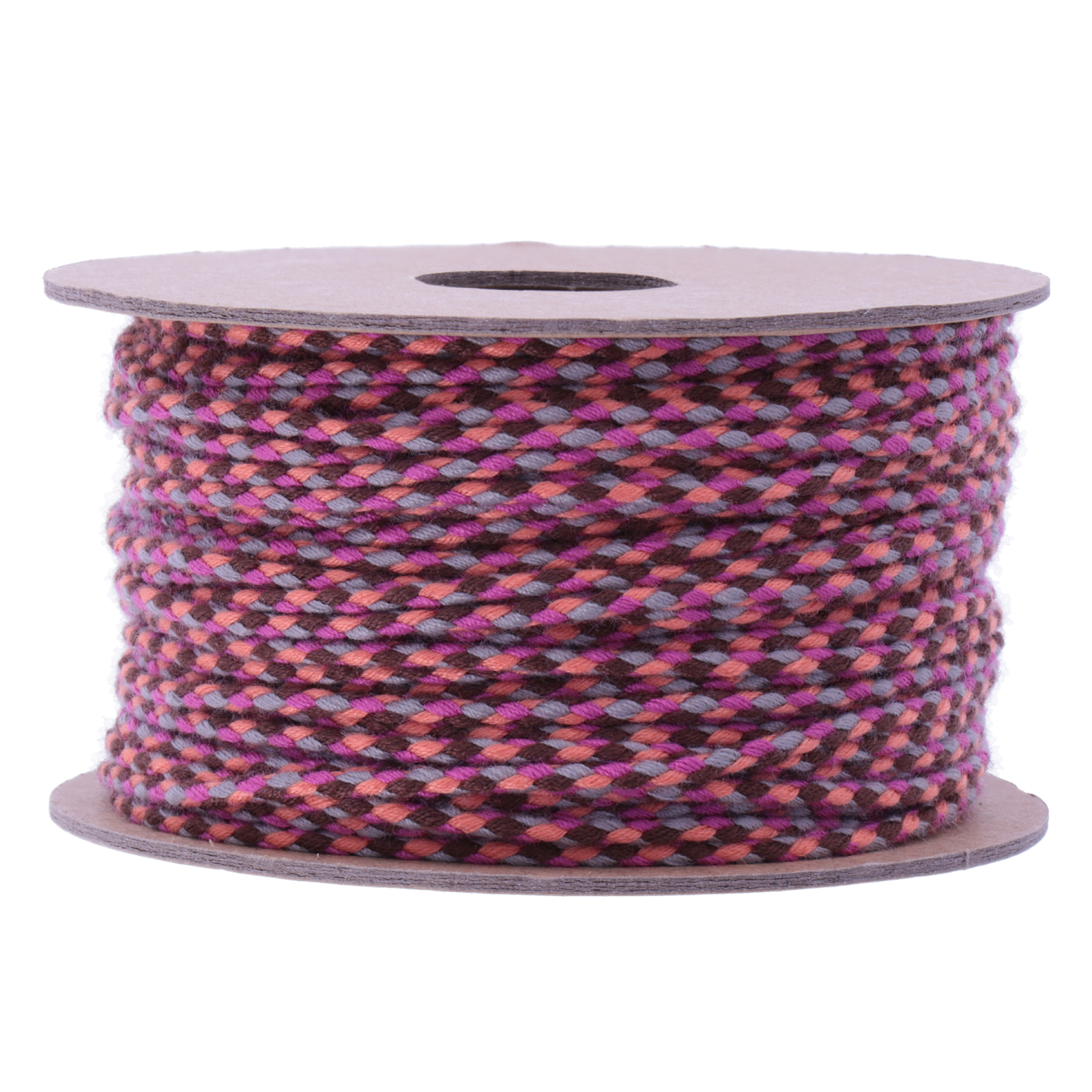 multicolor ffaden orange/purpur geflochtener 2mm | 2mt