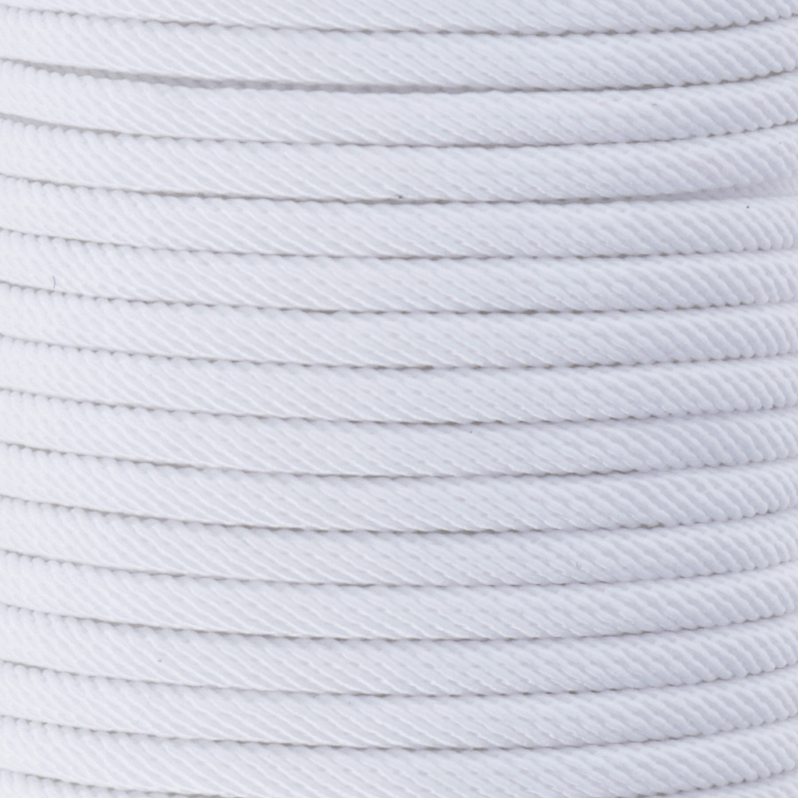 white braided cord 3mm | 1mt