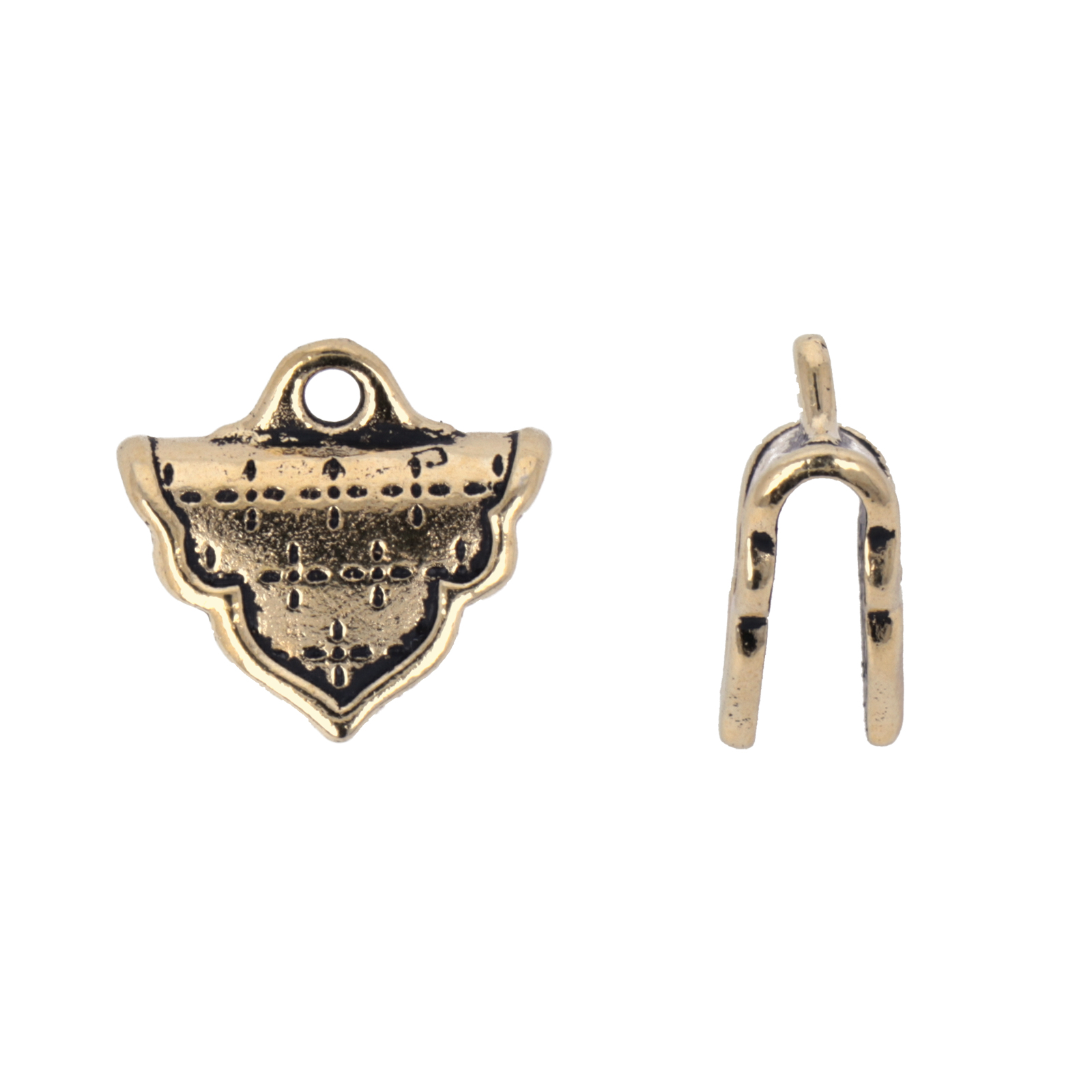 endkappe marrakesh antik vergoldet 18mm (18x4mm innendurchmesser) | 1st