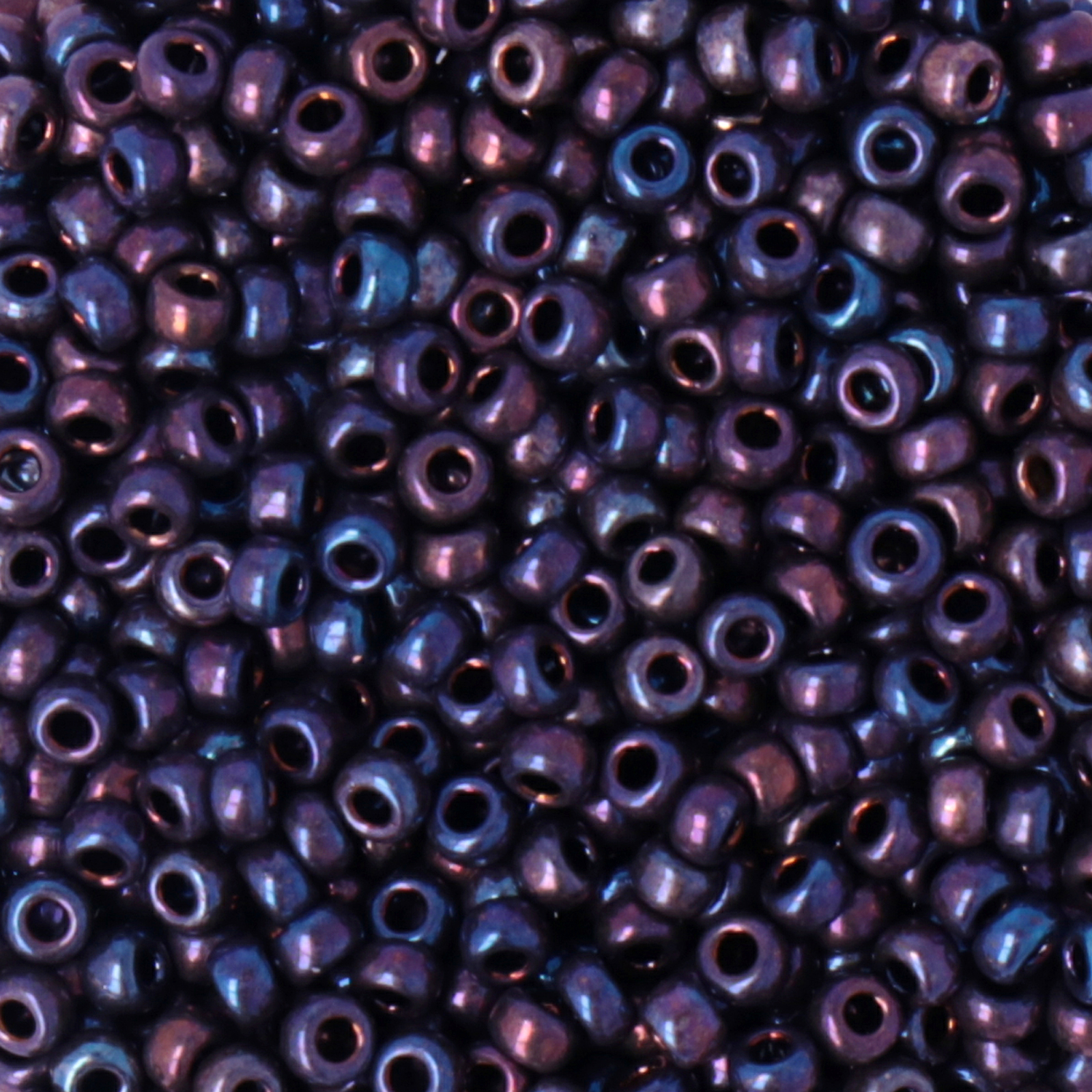 miyuki rocailles 11/0 - metallic dark raspberry gold luster (466) | 10gr