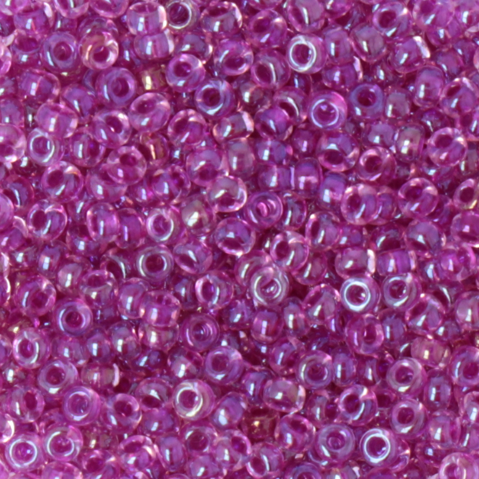 miyuki rocailles 11/0 - fancy-lined magenta (3529) | 10gr