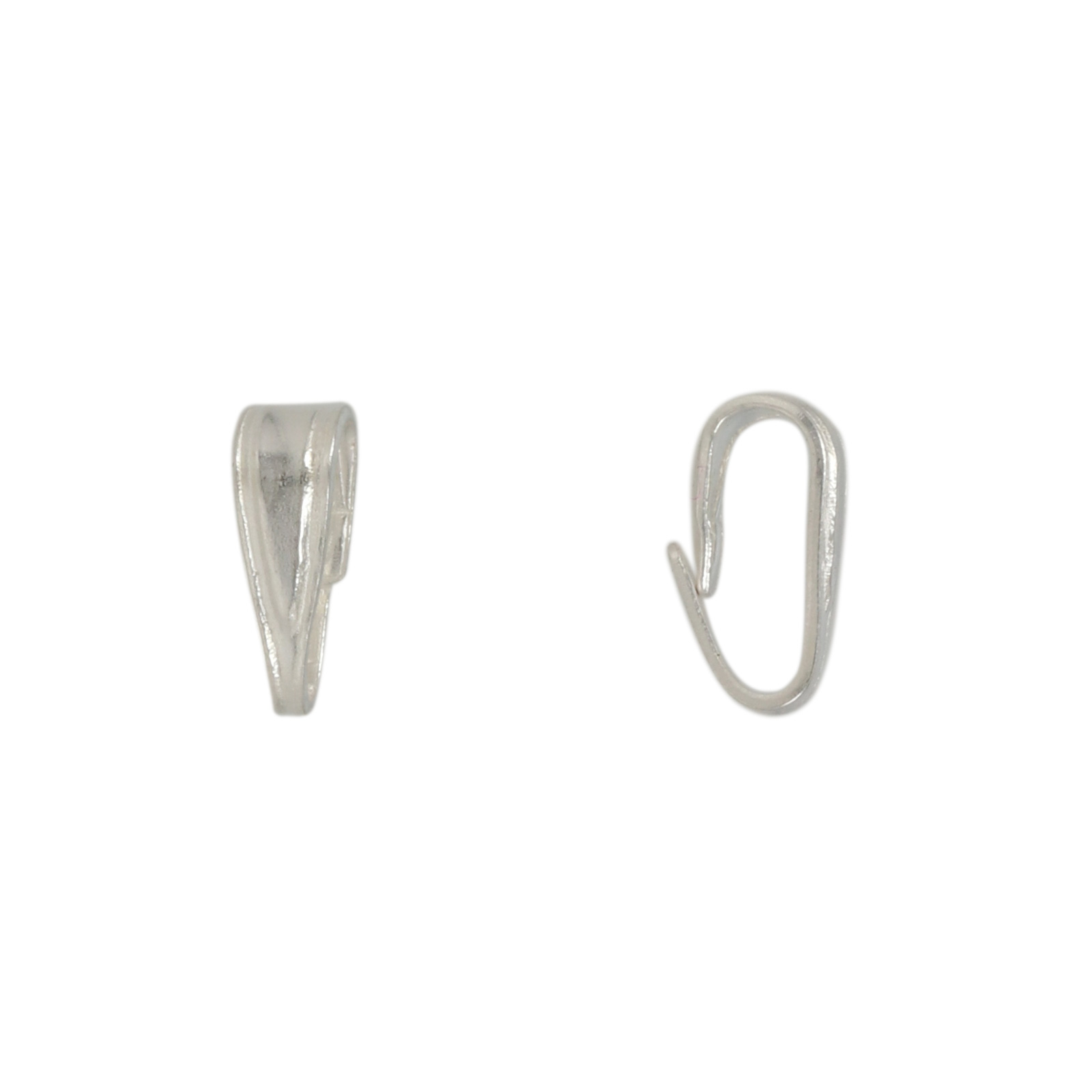 sterling silver bail 8x3mm | 4pc