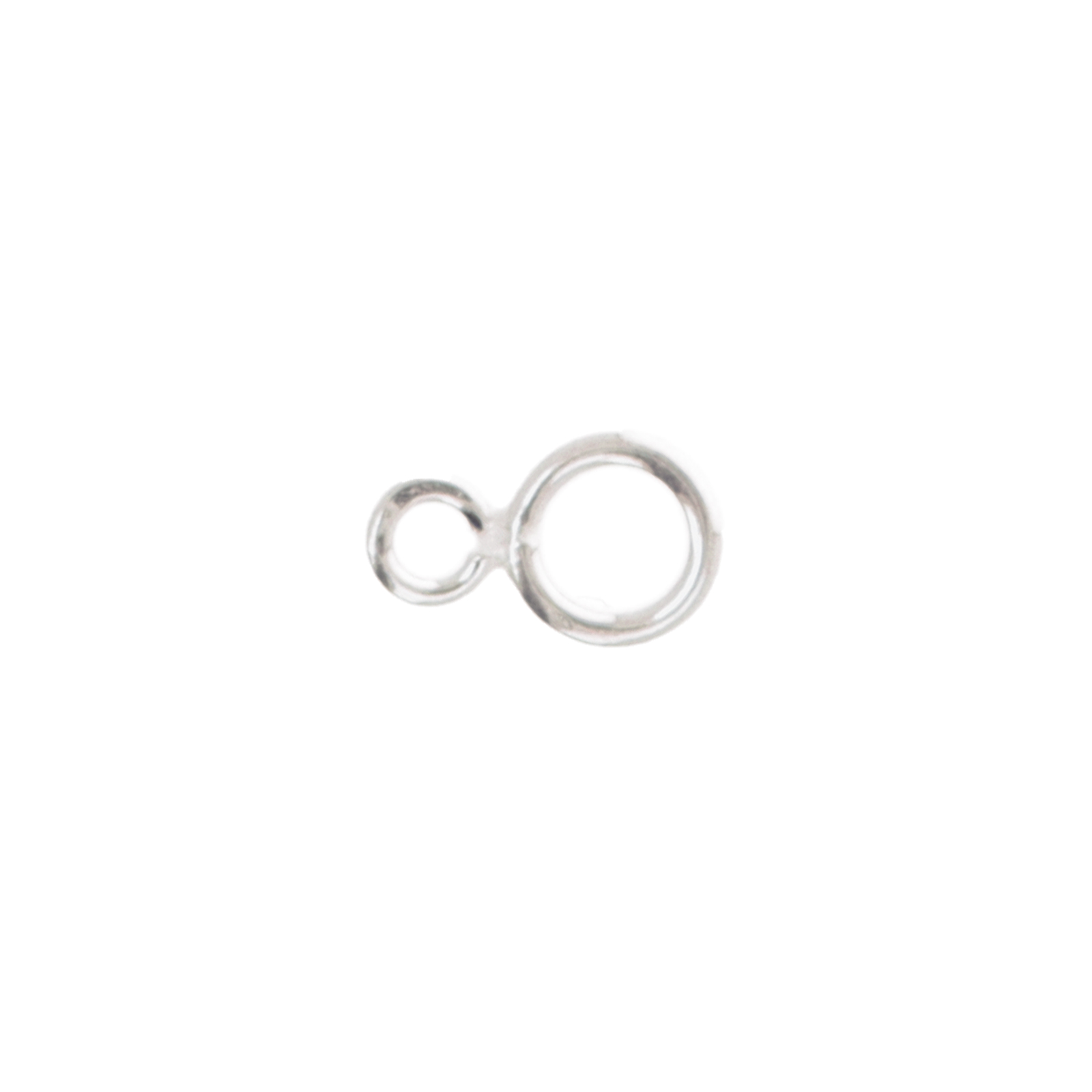 sterling silver clasps end round 4,5mm | 4pc