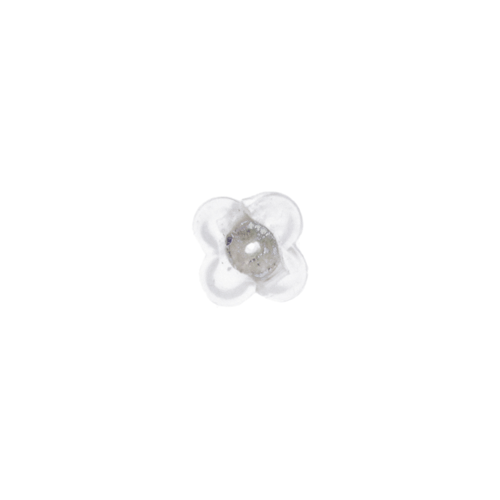 ohrstopper 925 sterlingsilbe silikon 5mm | 2st
