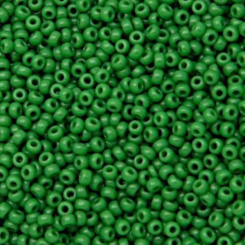 miyuki rocailles 11/0 - opaque pea green (411) | 10gr