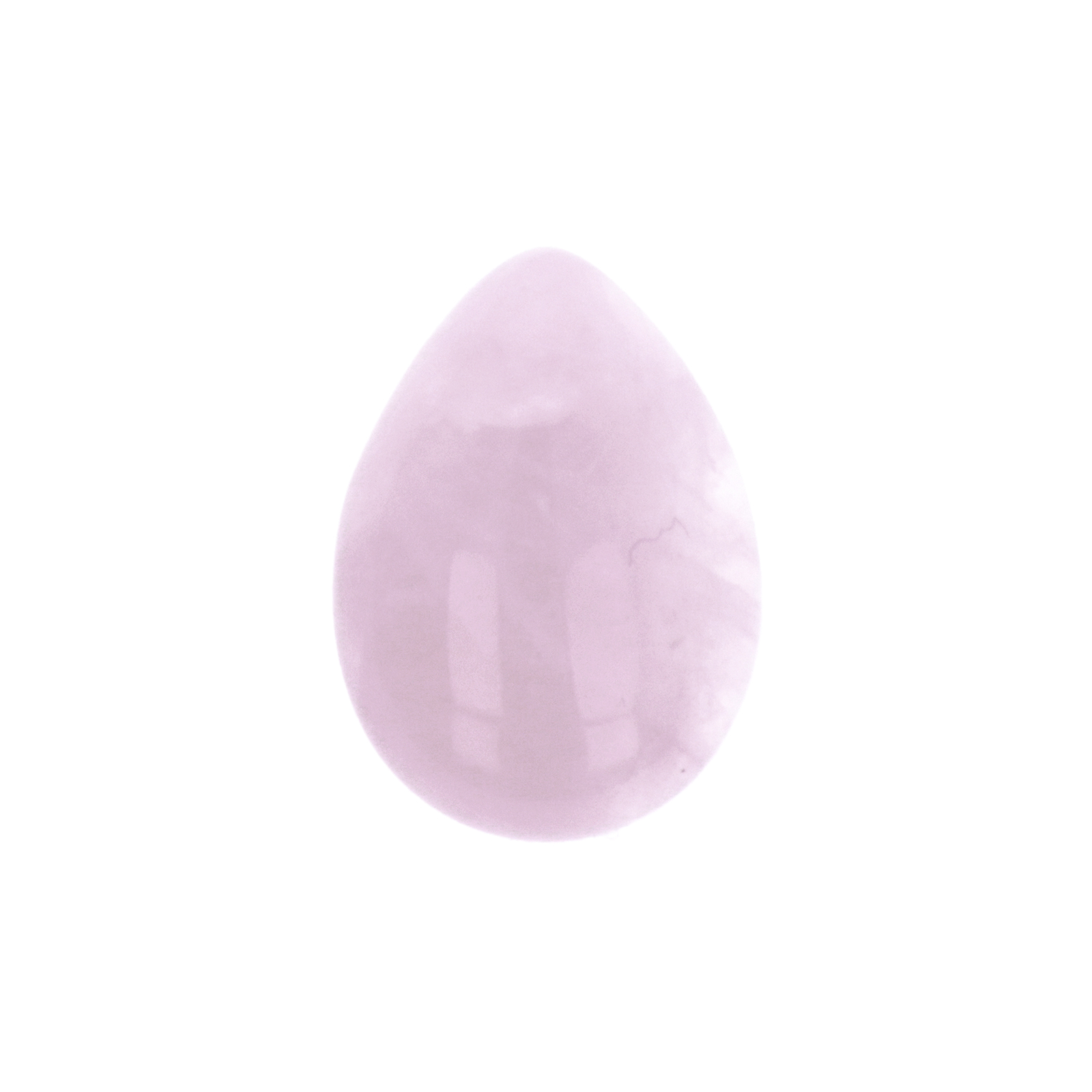 rose quartz cabochon smooth drop 18x13 | 1pc