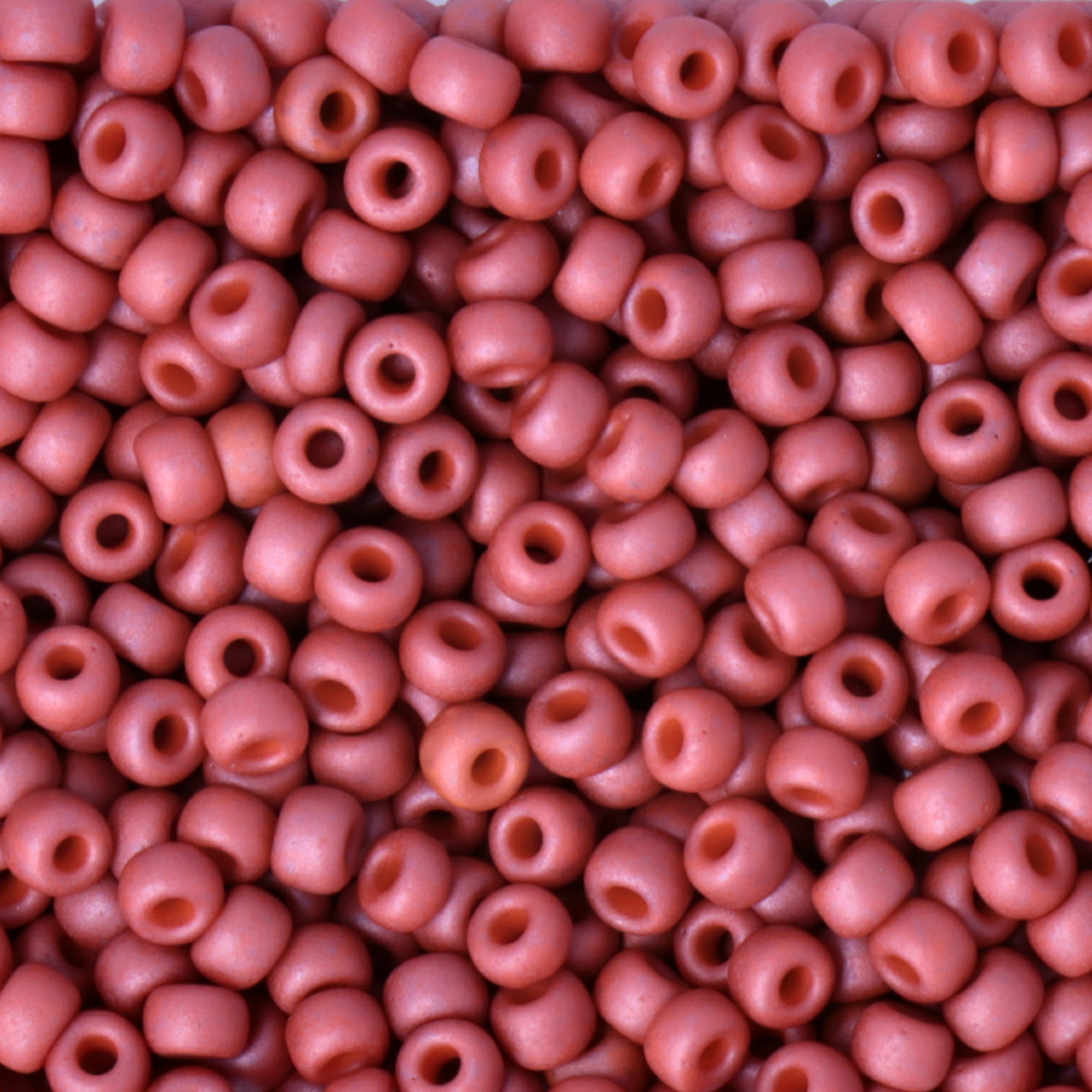 miyuki rocailles 8/0 - matted opaque terra cotta (2315) | 10gr