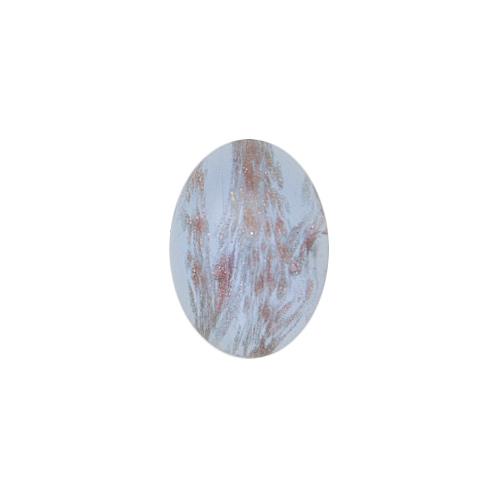 glascabochon alexandrite stardust glatte oval 18x13mm | 1st