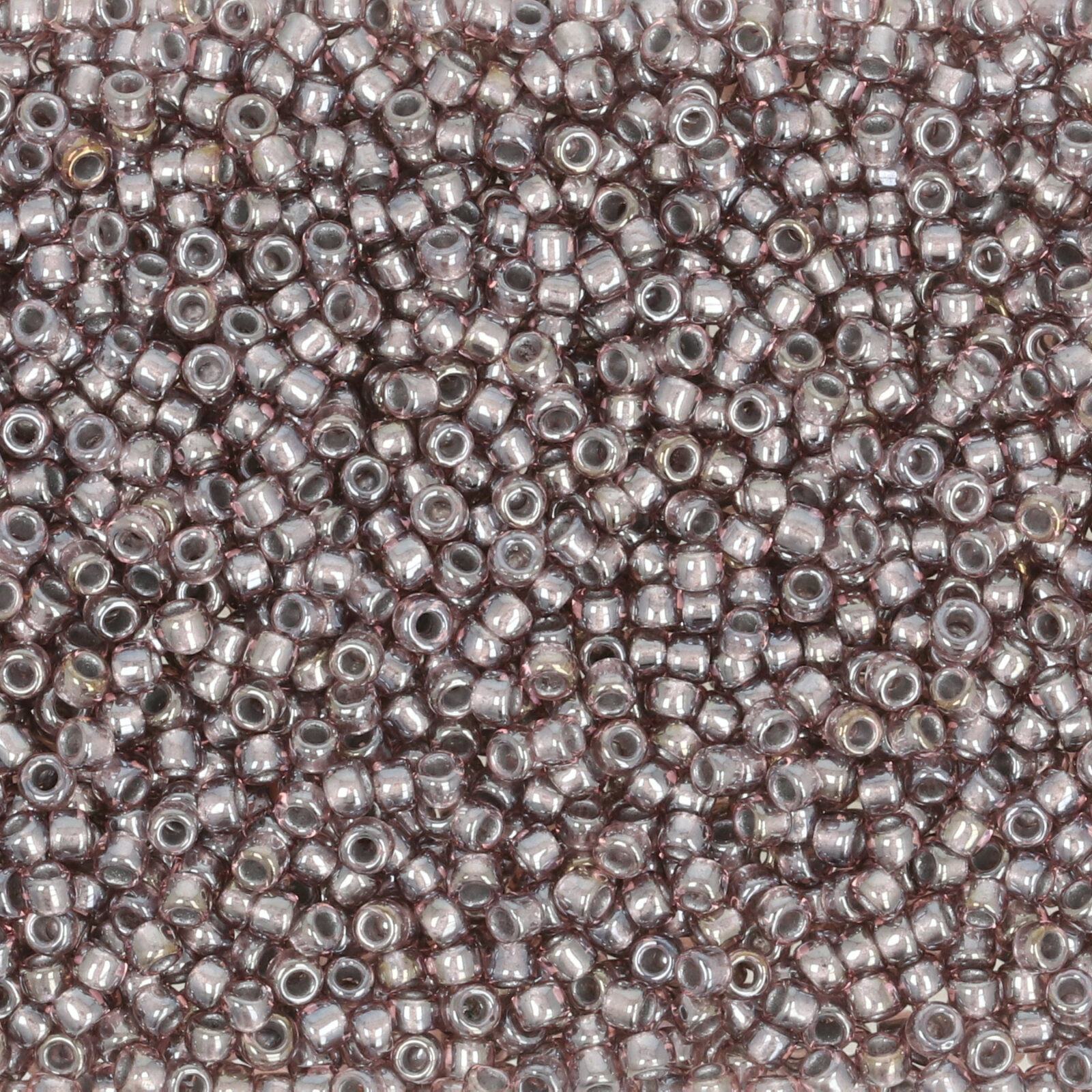 rocaille toho seed beads 15/0 silver-lined luster medium amethyst (1010) | 10gr