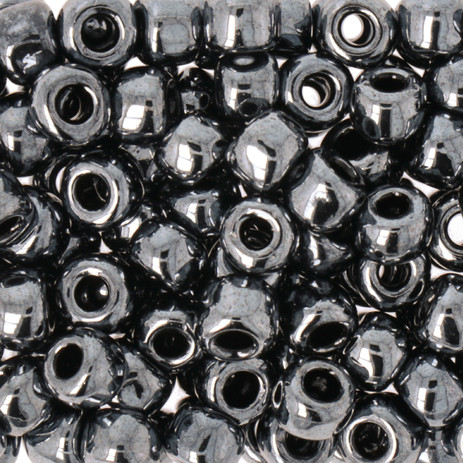 rocaille toho seed beads 3/0 metallic hematite (81) | 10gr