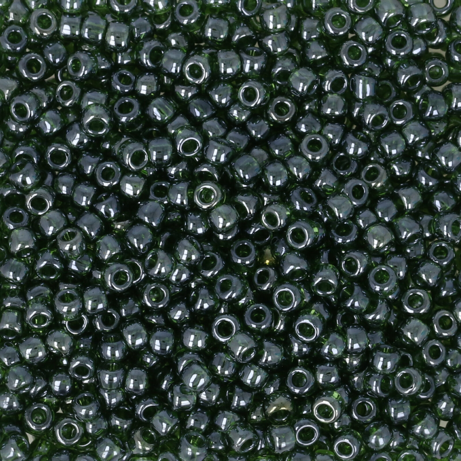 rocaille toho seed beads 11/0 - transparent lustered olivine (119) | 10gr