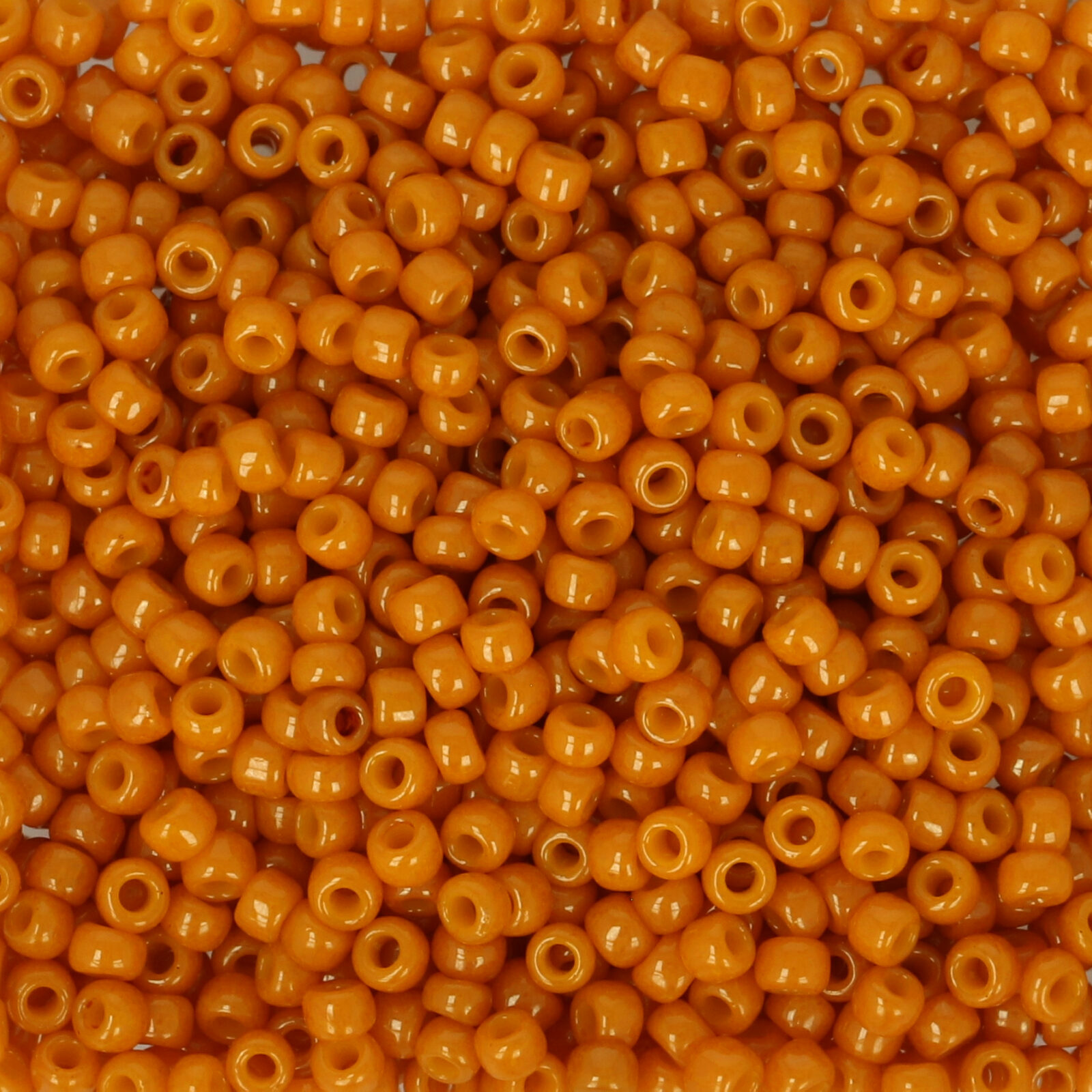 rocaille toho seed beads 11/0 - opaque lustered tuscan orange (1606) | 10gr