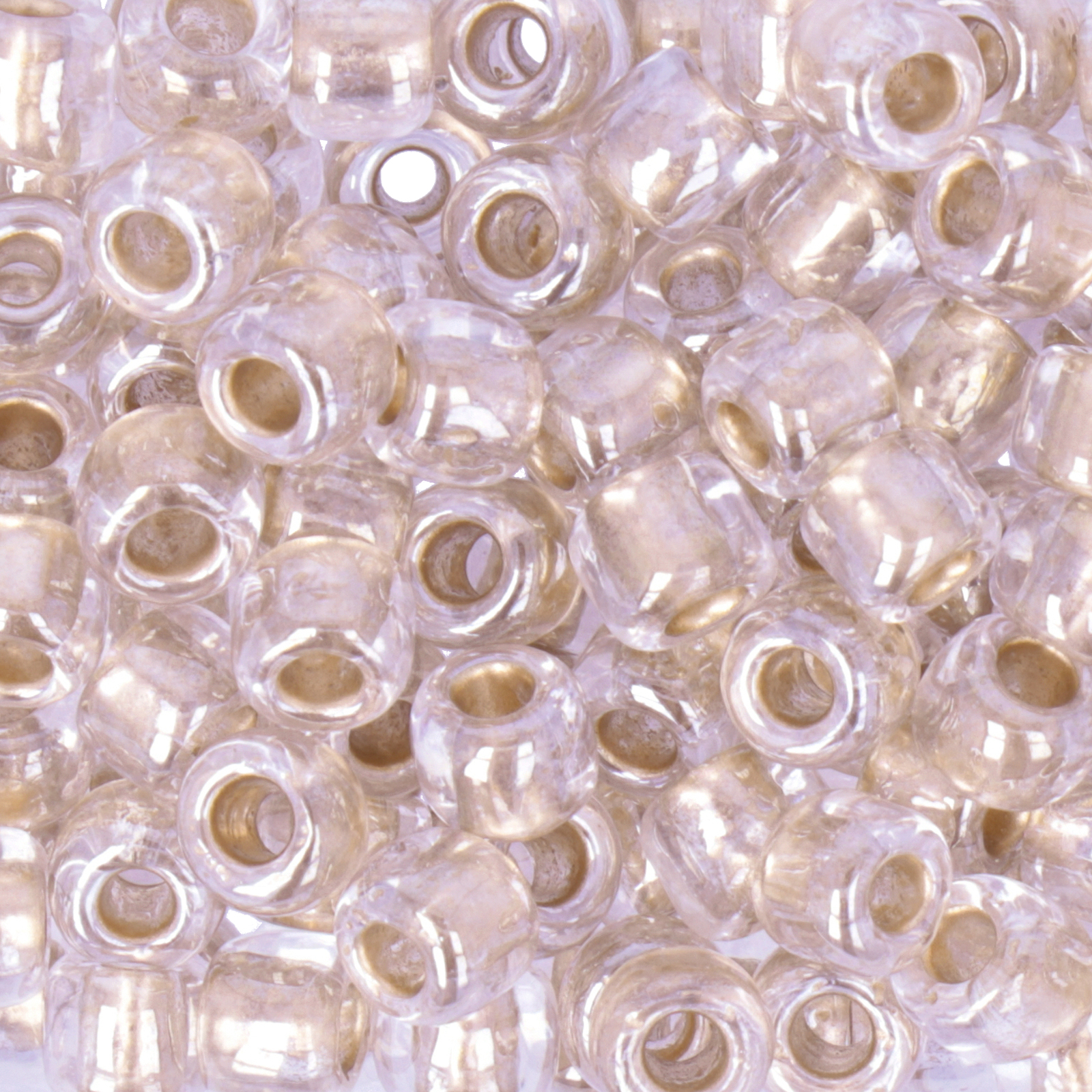 rocaille toho seed beads 3/0 gold-lined crystal (989) | 10gr
