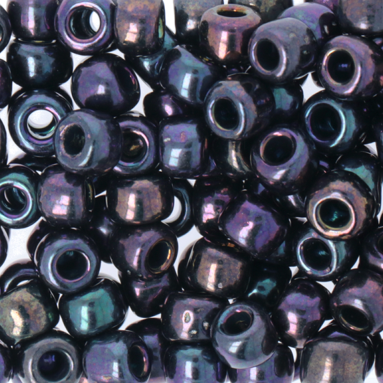 rocaille toho seed beads 3/0 metallic iris purple (85) | 10gr