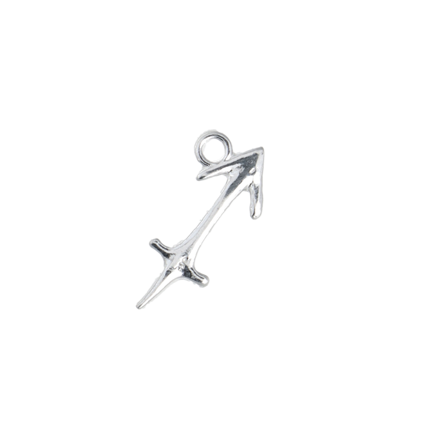 sterling silver zodiac charm sagittarius 15mm | 1pc