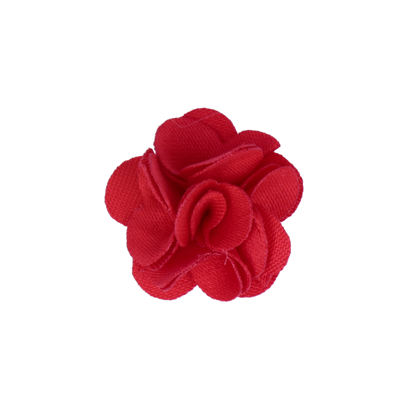 red fabric flower 20mm | 5pc