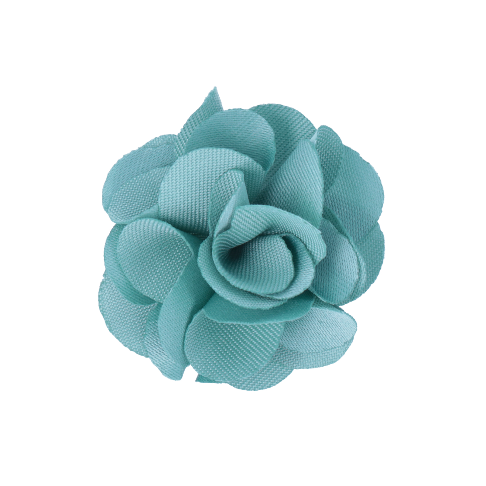 turquoise fabric flower 30mm | 4pc