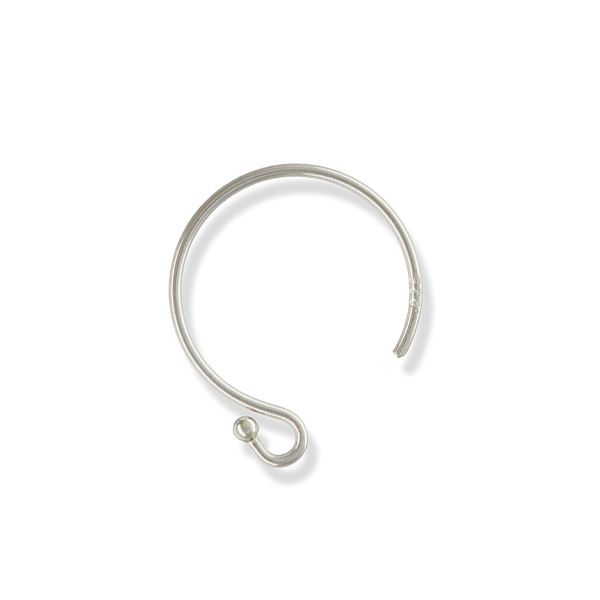 sterling silver earwire 14mm | 2pc